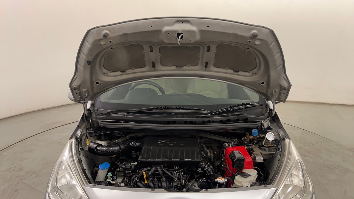 Used 2019 Hyundai Grand i10 Magna 1.2 Kappa VTVT CNG Cng Manual engine ENGINE & BONNET OPEN FRONT VIEW