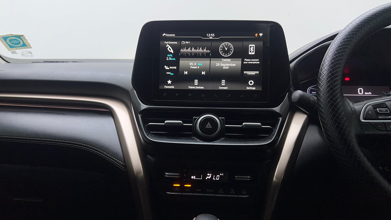 Used 2023 Maruti Suzuki Grand Vitara Zeta Plus Intelligent Hybrid eCVT Hybrid Automatic interior MUSIC SYSTEM & AC CONTROL VIEW
