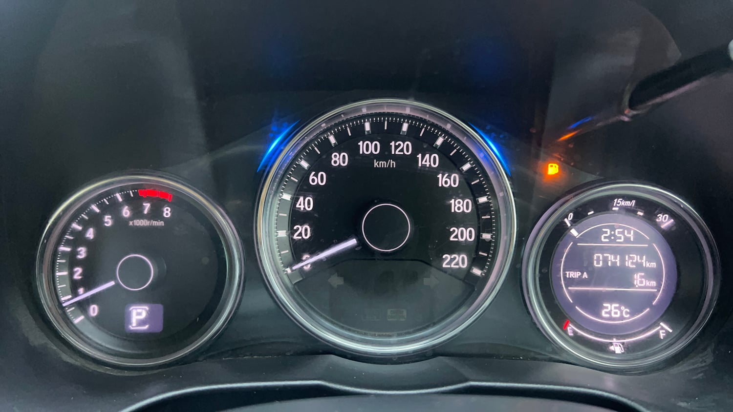 Used 2017 Honda City ZX CVT Petrol Petrol Automatic interior CLUSTERMETER VIEW