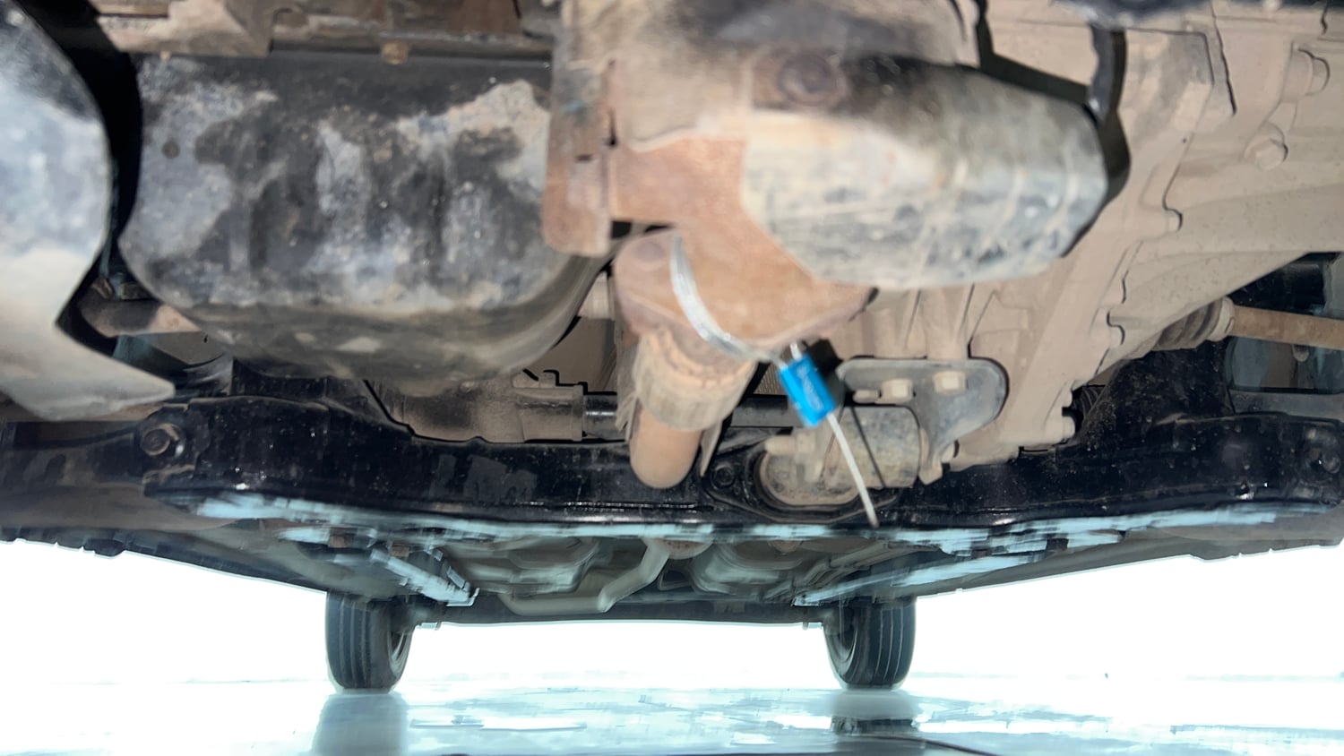 Used 2021 Hyundai Santro Sportz Petrol Manual extra FRONT LEFT UNDERBODY VIEW
