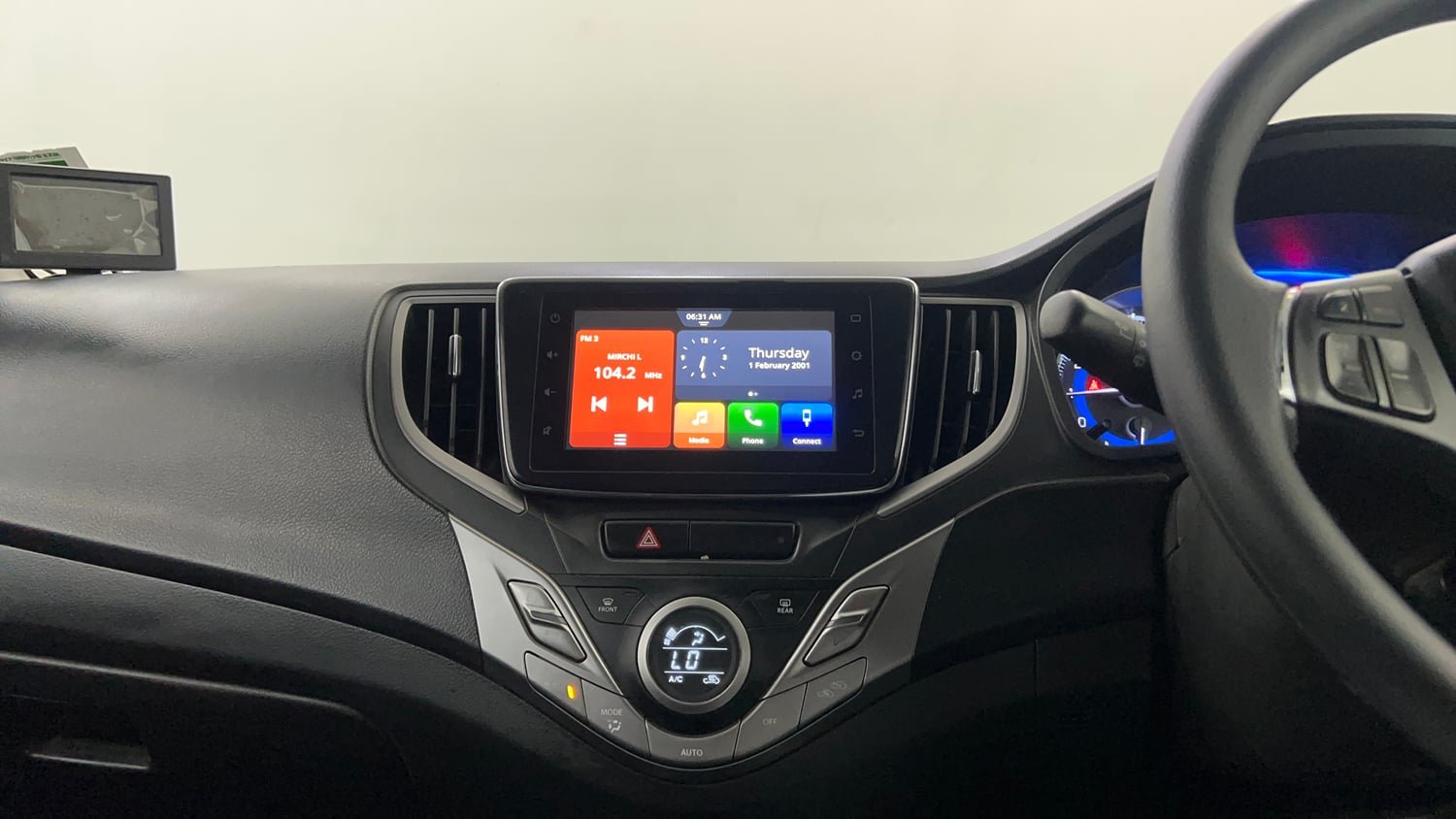 Used 2019 Maruti Suzuki Baleno Zeta Automatic Petrol Automatic interior MUSIC SYSTEM & AC CONTROL VIEW