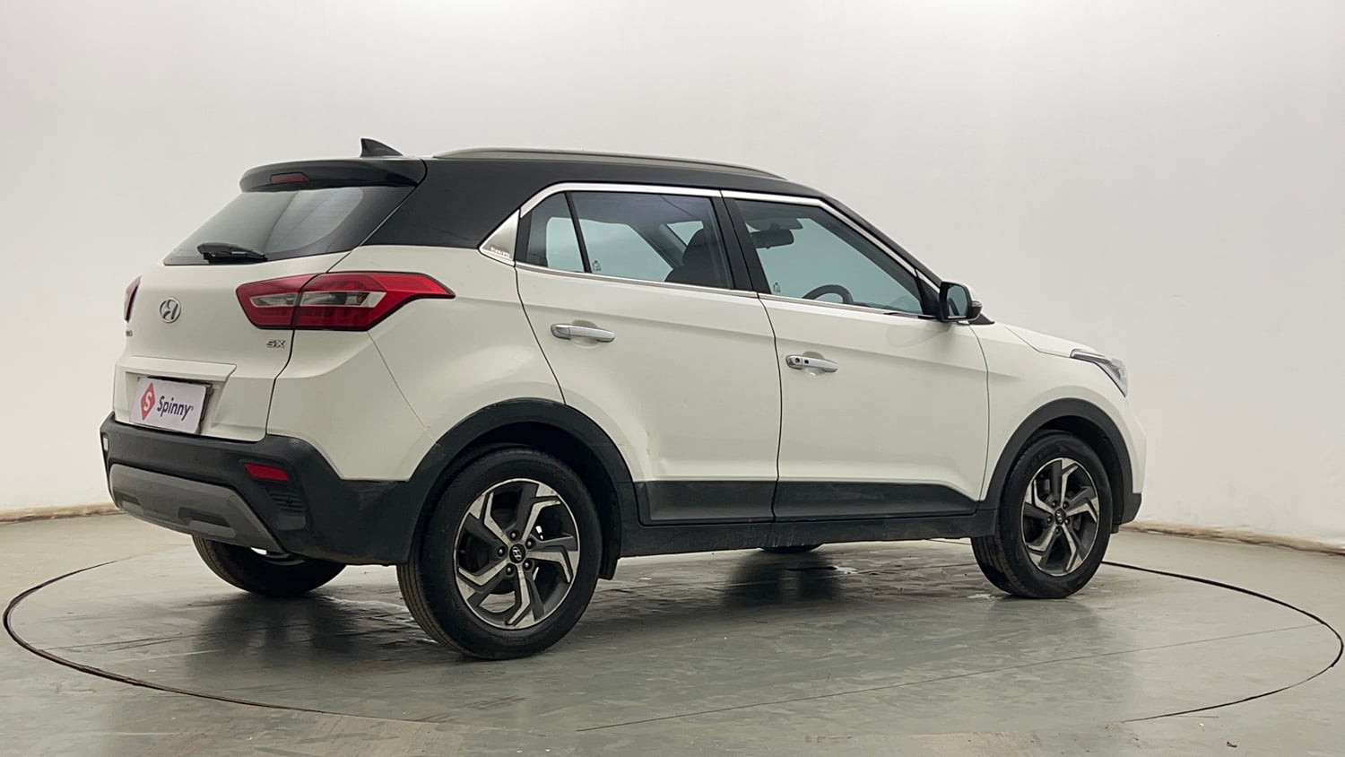 Used 2019 Hyundai Creta SX 1.6 Dual Tone Petrol Petrol Manual exterior RIGHT REAR CORNER VIEW