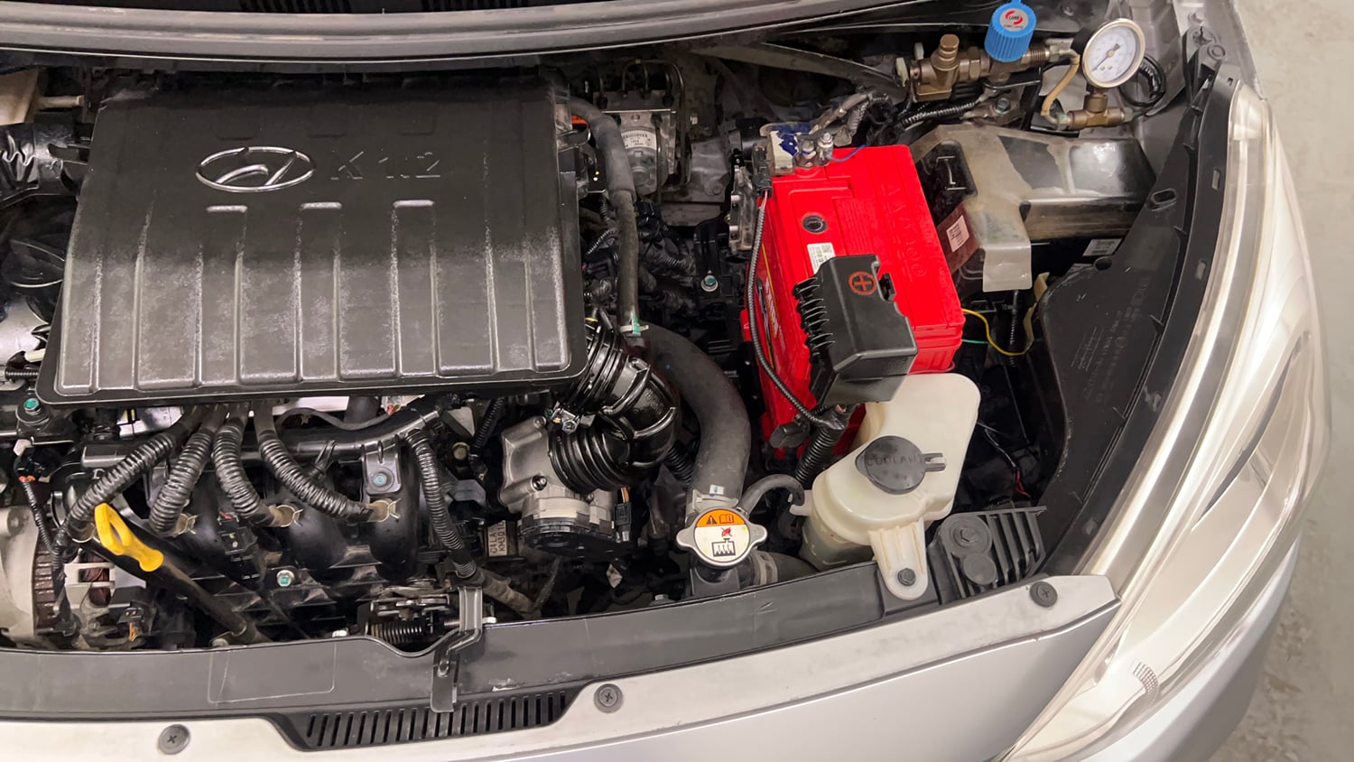 Used 2019 Hyundai Grand i10 Magna 1.2 Kappa VTVT CNG Cng Manual engine ENGINE LEFT SIDE VIEW