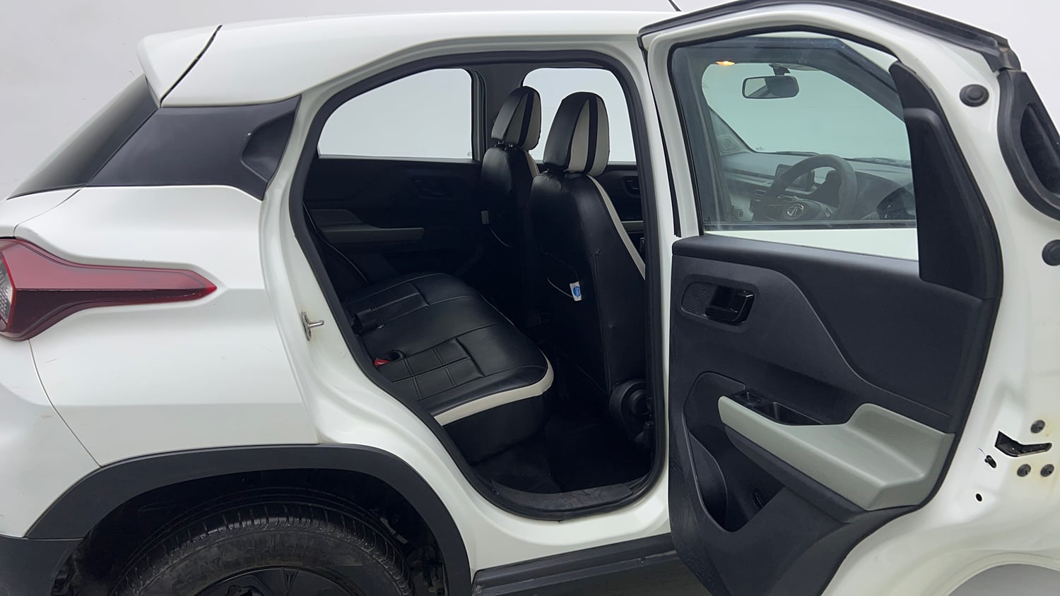 Used 2023 Tata Punch Adventure MT Petrol Manual interior RIGHT SIDE REAR DOOR CABIN VIEW