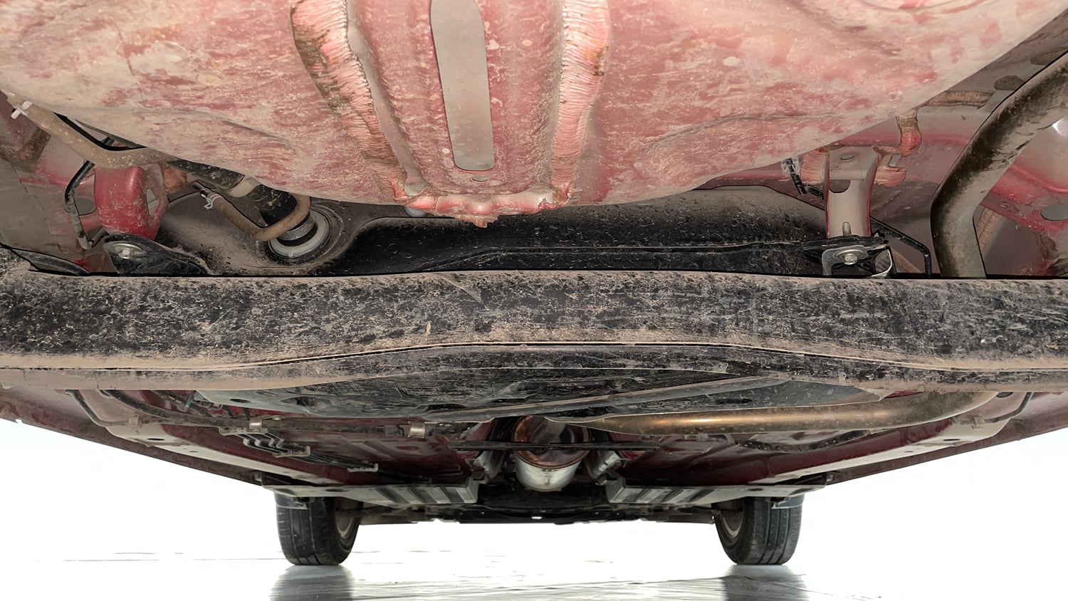 Used 2024 Maruti Suzuki Swift ZXi Plus Dual Tone AMT Petrol Automatic extra REAR UNDERBODY VIEW (TAKEN FROM REAR)