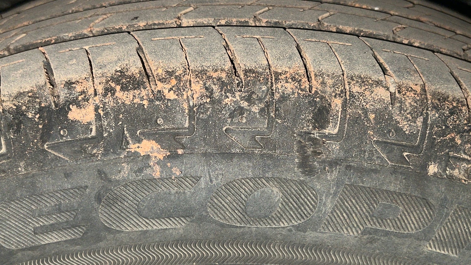 Used 2023 Maruti Suzuki Celerio VXi Petrol Manual tyres RIGHT REAR TYRE TREAD VIEW