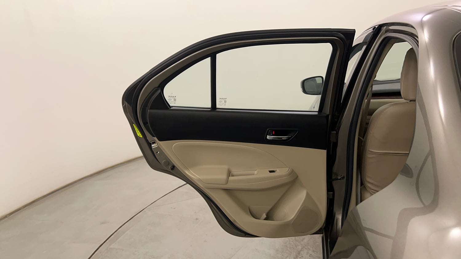 Used 2019 Maruti Suzuki Dzire VXi Petrol Manual interior LEFT REAR DOOR OPEN VIEW