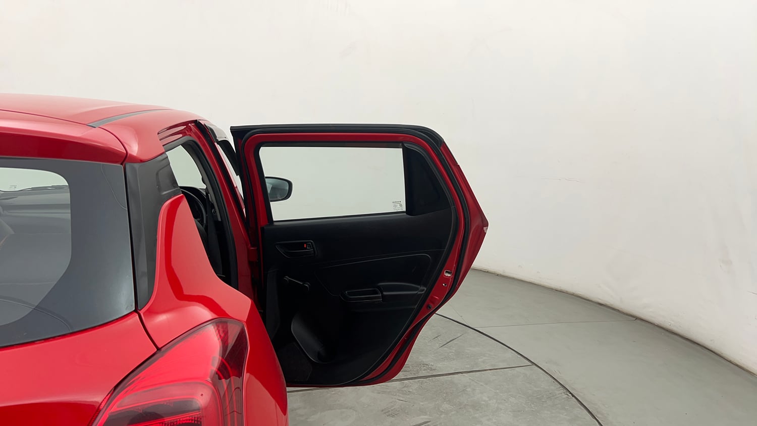 Used 2020 Maruti Suzuki Swift LXi Petrol Manual interior RIGHT REAR DOOR OPEN VIEW