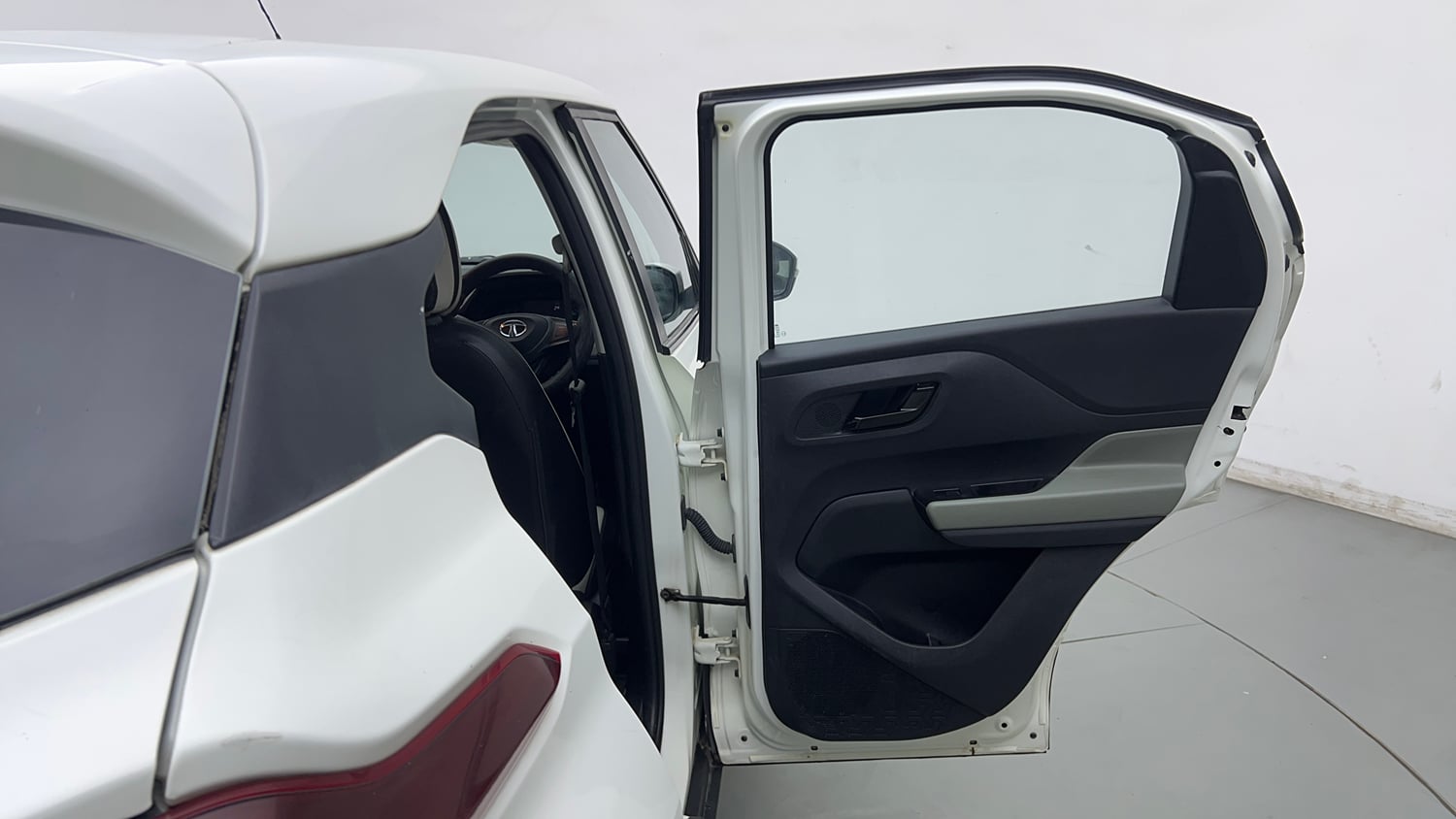 Used 2023 Tata Punch Adventure MT Petrol Manual interior RIGHT REAR DOOR OPEN VIEW