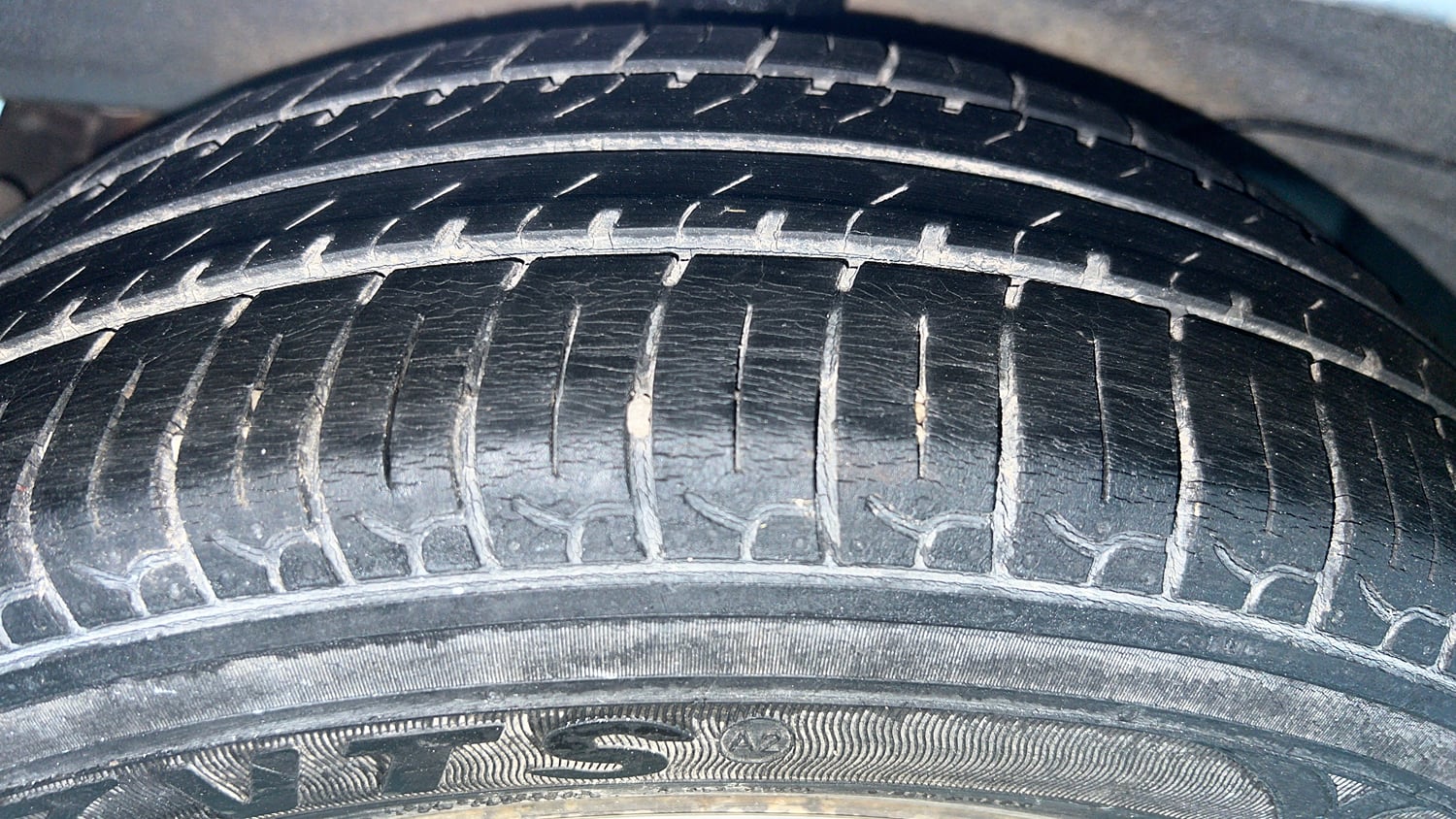 Used 2021 Hyundai Santro Sportz Petrol Manual tyres RIGHT REAR TYRE TREAD VIEW