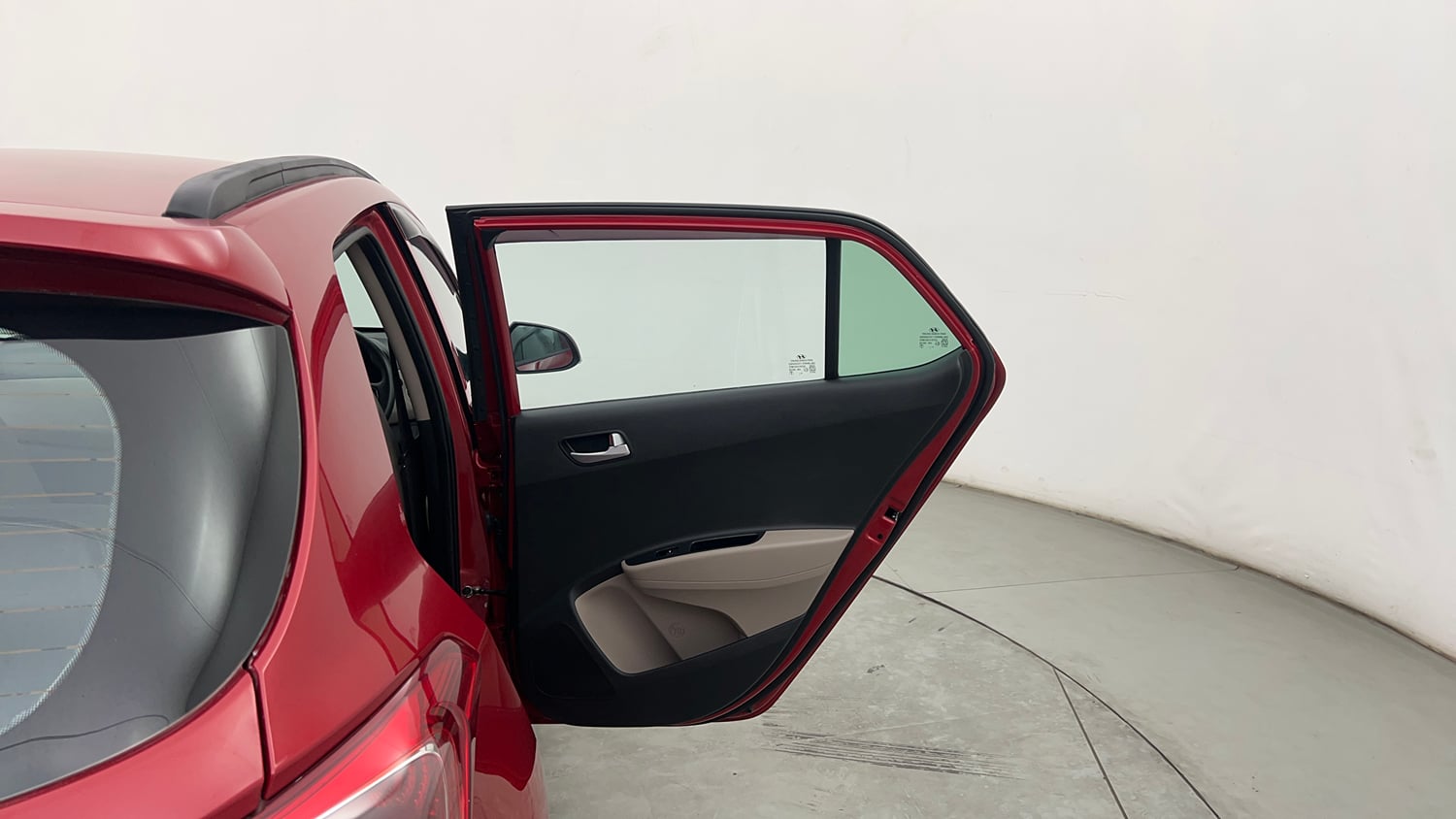 Used 2020 Hyundai Grand i10 Sportz 1.2 Kappa VTVT Petrol Manual interior RIGHT REAR DOOR OPEN VIEW