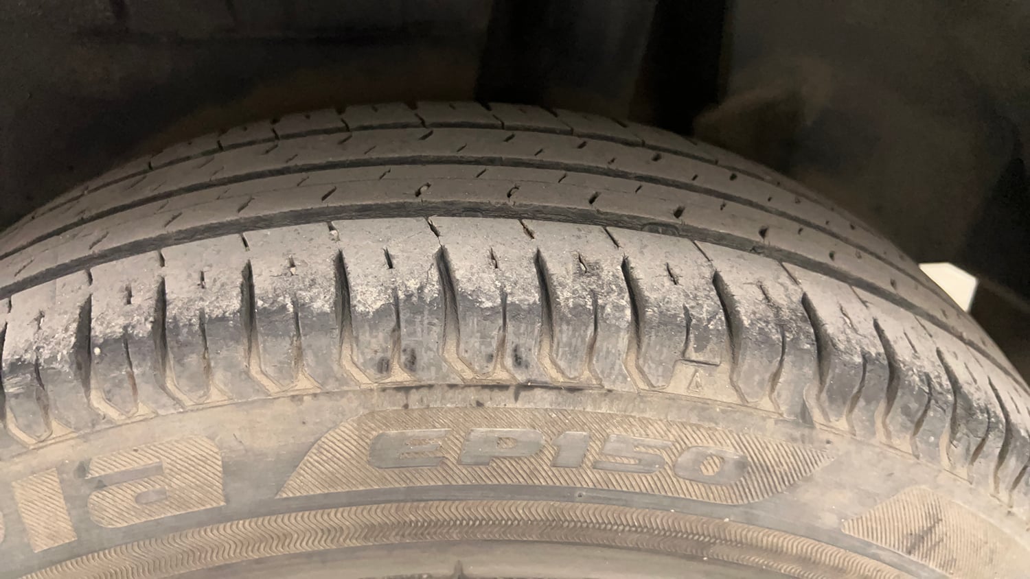 Used 2019 Maruti Suzuki Dzire VXi Petrol Manual tyres LEFT REAR TYRE TREAD VIEW