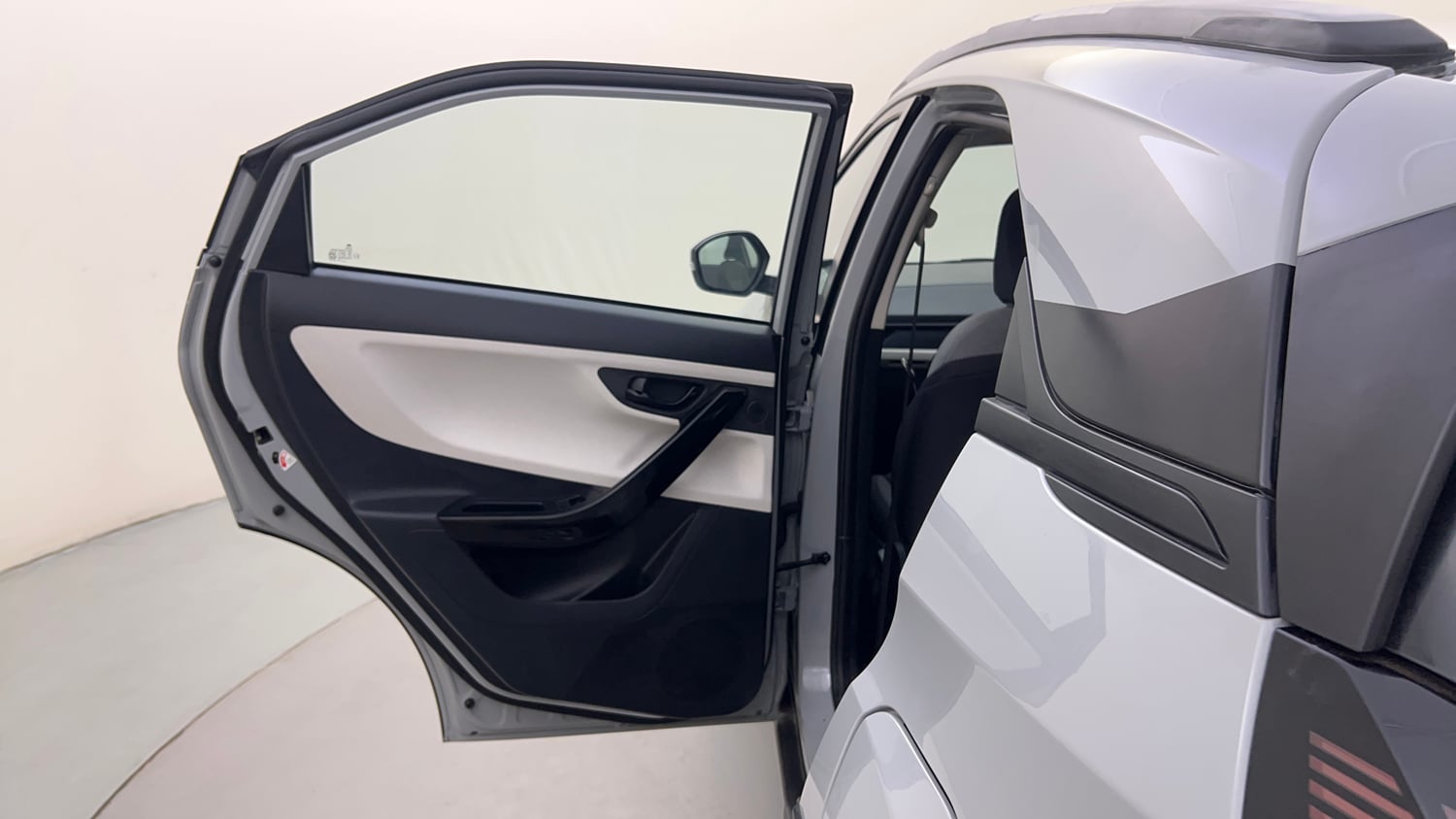 Used 2026 Tata Nexon Pure Plus 1.2 Petrol 6AMT Petrol Automatic interior LEFT REAR DOOR OPEN VIEW
