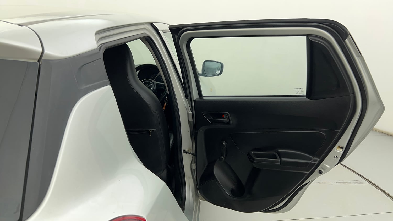 Used 2018 Maruti Suzuki Swift LXi Petrol Manual interior RIGHT REAR DOOR OPEN VIEW