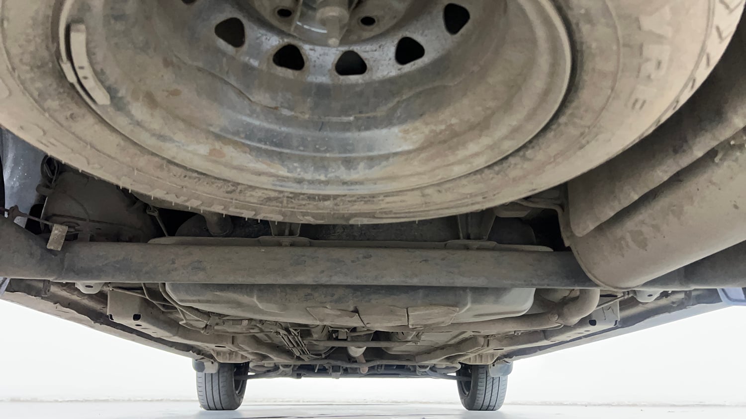 Used 2024 Tata Tigor XZA Plus iCNG Cng Automatic extra REAR UNDERBODY VIEW (TAKEN FROM REAR)