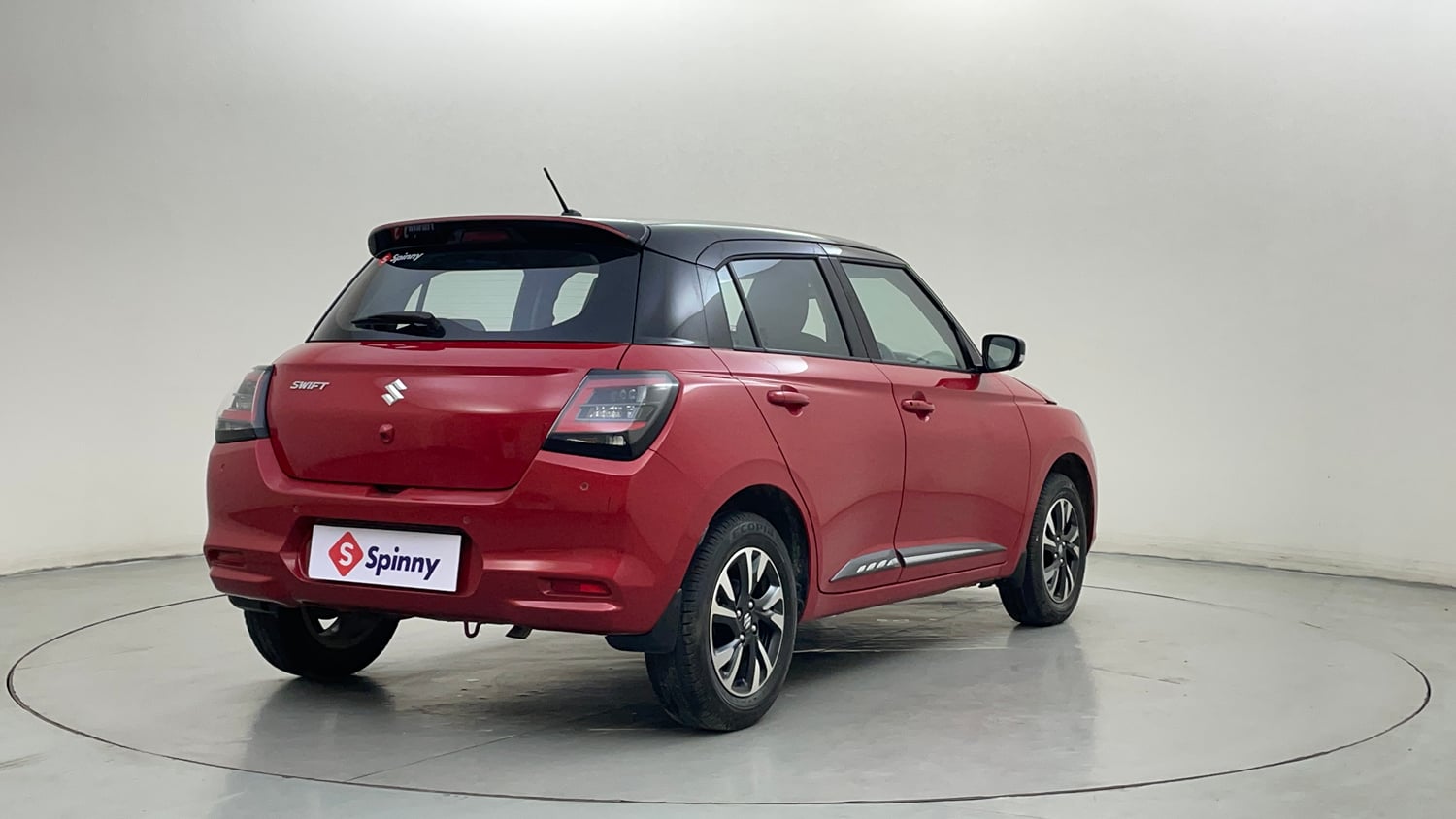 Used 2024 Maruti Suzuki Swift ZXi Plus Dual Tone AMT Petrol Automatic exterior RIGHT REAR CORNER VIEW