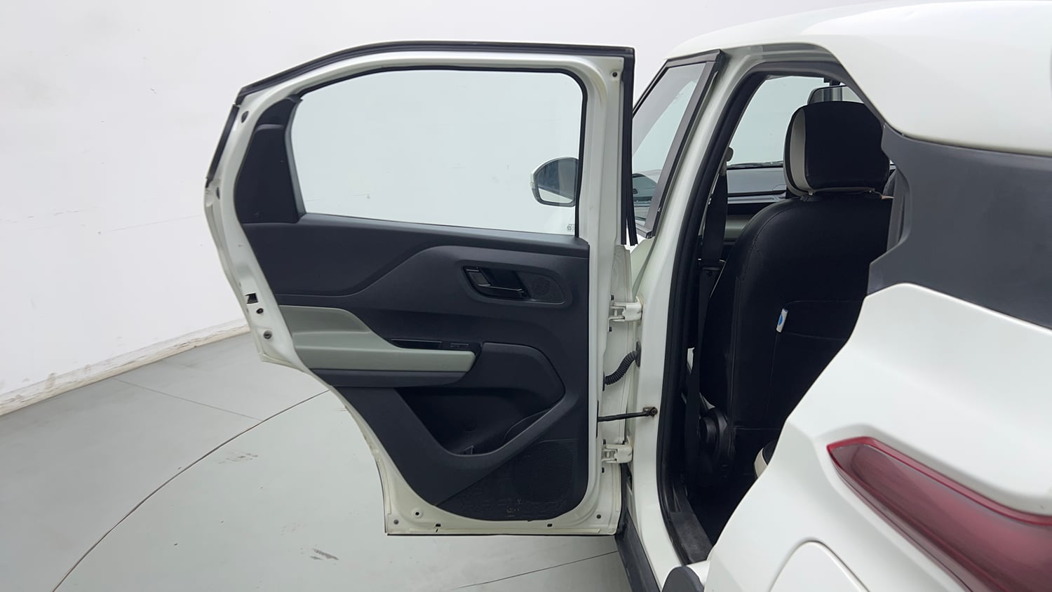 Used 2023 Tata Punch Adventure MT Petrol Manual interior LEFT REAR DOOR OPEN VIEW
