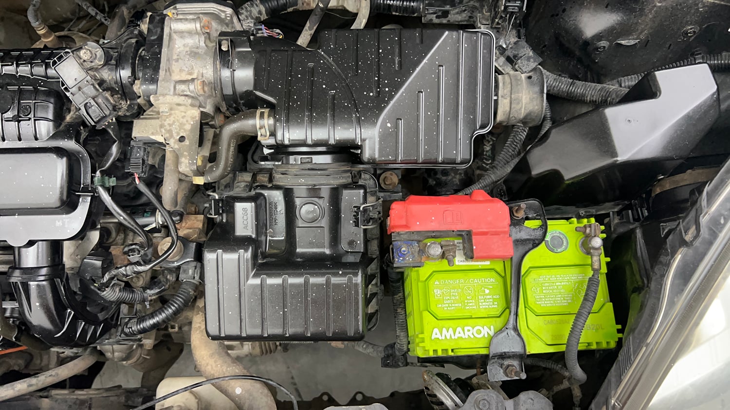 Used 2014 Honda Amaze 1.2 VX i-VTEC Petrol Manual engine ENGINE LEFT SIDE VIEW