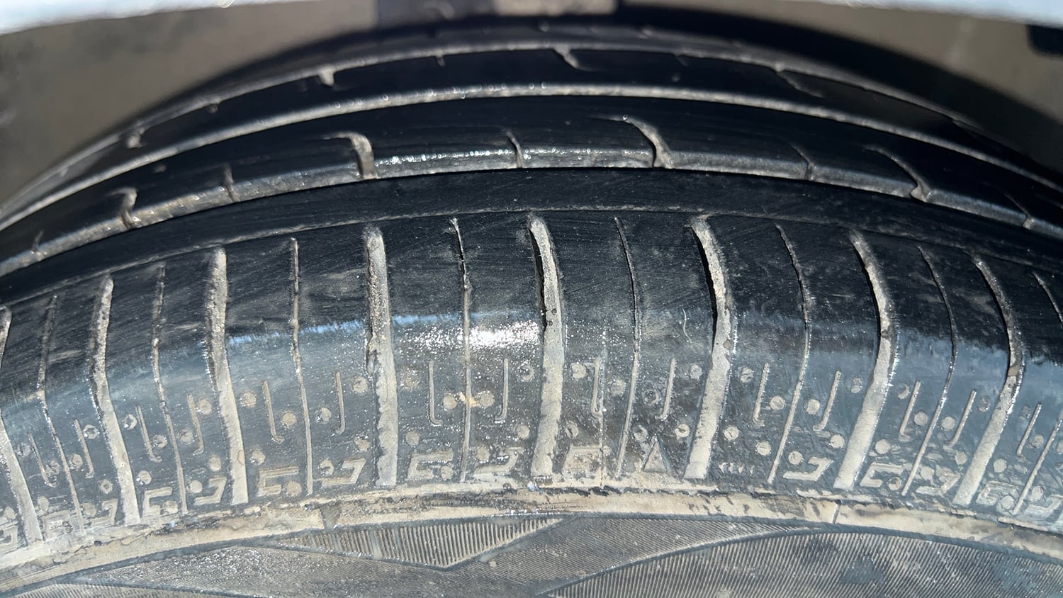Used 2018 Maruti Suzuki Celerio VXi CNG Cng Manual tyres RIGHT FRONT TYRE TREAD VIEW