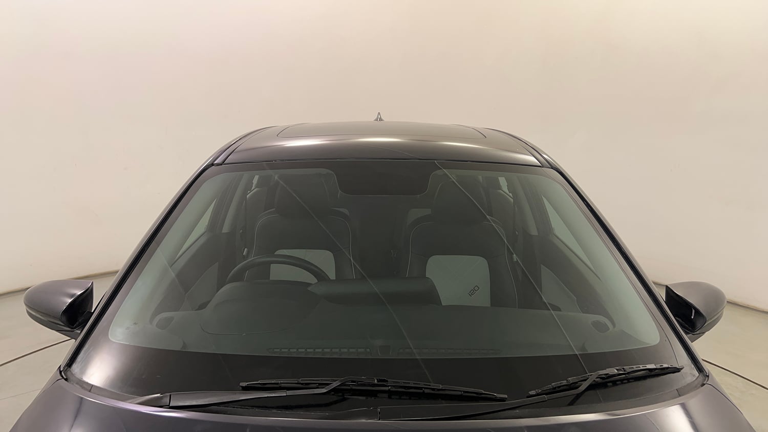 Used 2023 Hyundai New i20 Asta (O) 1.2 IVT Petrol Automatic exterior FRONT WINDSHIELD VIEW