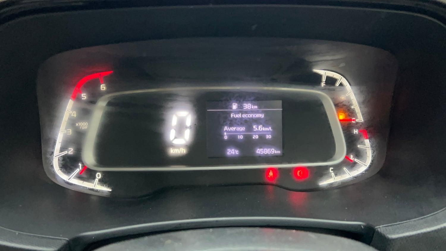 Used 2022 Kia Sonet HTX 1.5 Diesel Manual interior CLUSTERMETER VIEW