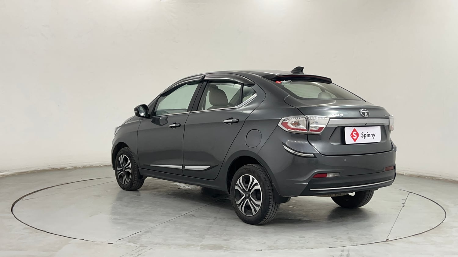Used 2024 Tata Tigor XZA Plus iCNG Cng Automatic exterior LEFT REAR CORNER VIEW