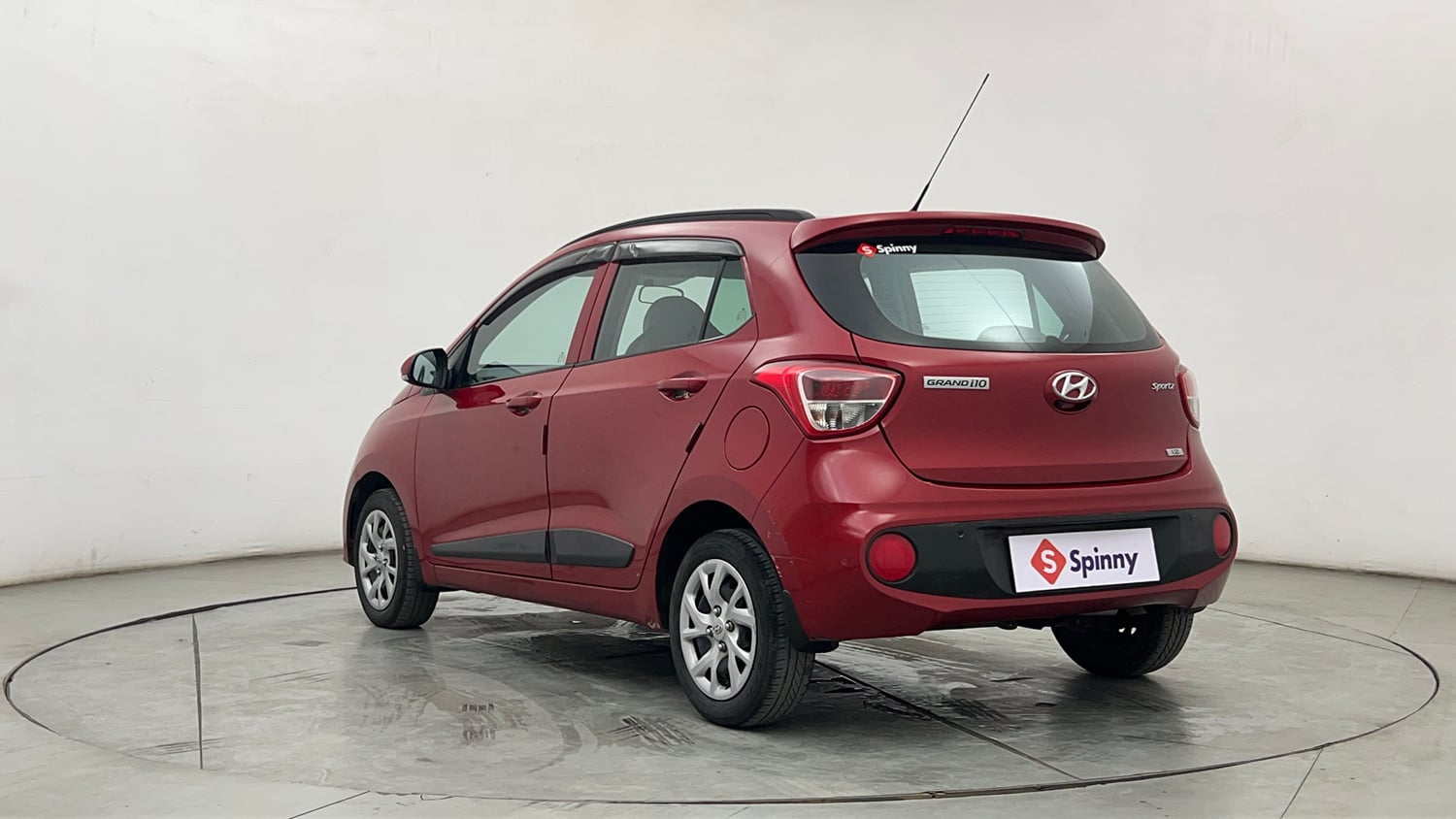 Used 2020 Hyundai Grand i10 Sportz 1.2 Kappa VTVT Petrol Manual exterior LEFT REAR CORNER VIEW