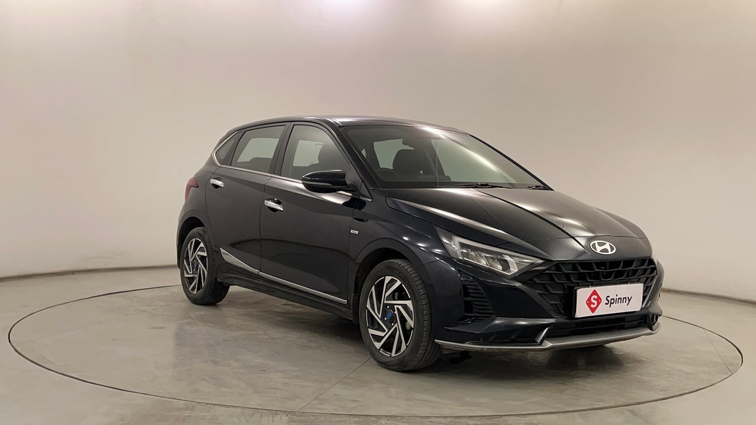 Used 2023 Hyundai New i20 Asta (O) 1.2 IVT Petrol Automatic exterior RIGHT FRONT CORNER VIEW