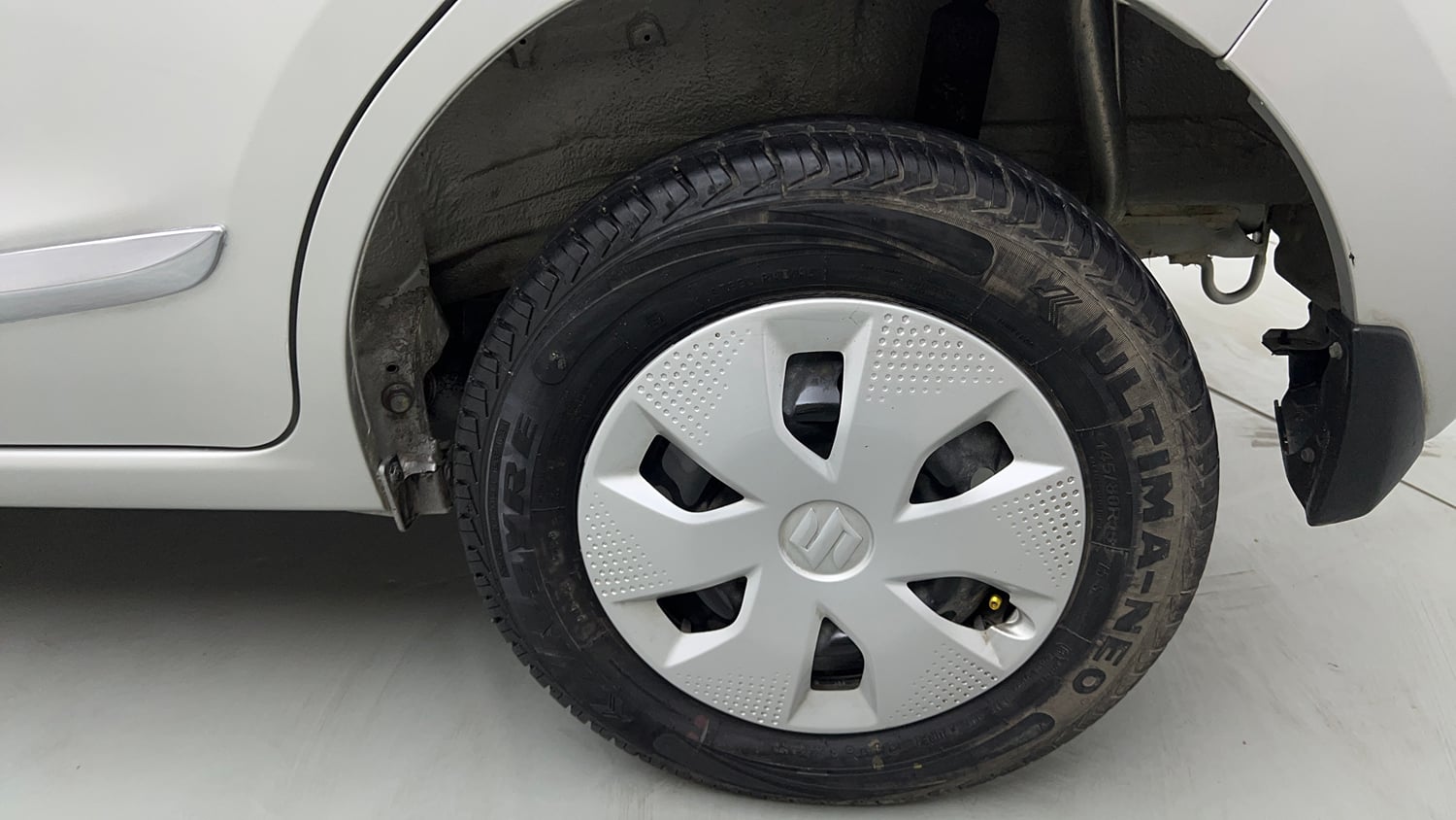 Used 2025 Maruti Suzuki Alto K10 VXi Plus (O) Petrol Manual tyres LEFT REAR TYRE RIM VIEW