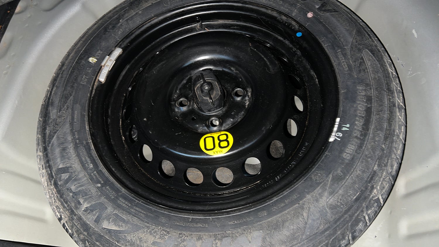 Used 2019 Maruti Suzuki Baleno Alpha Petrol Manual tyres SPARE TYRE VIEW