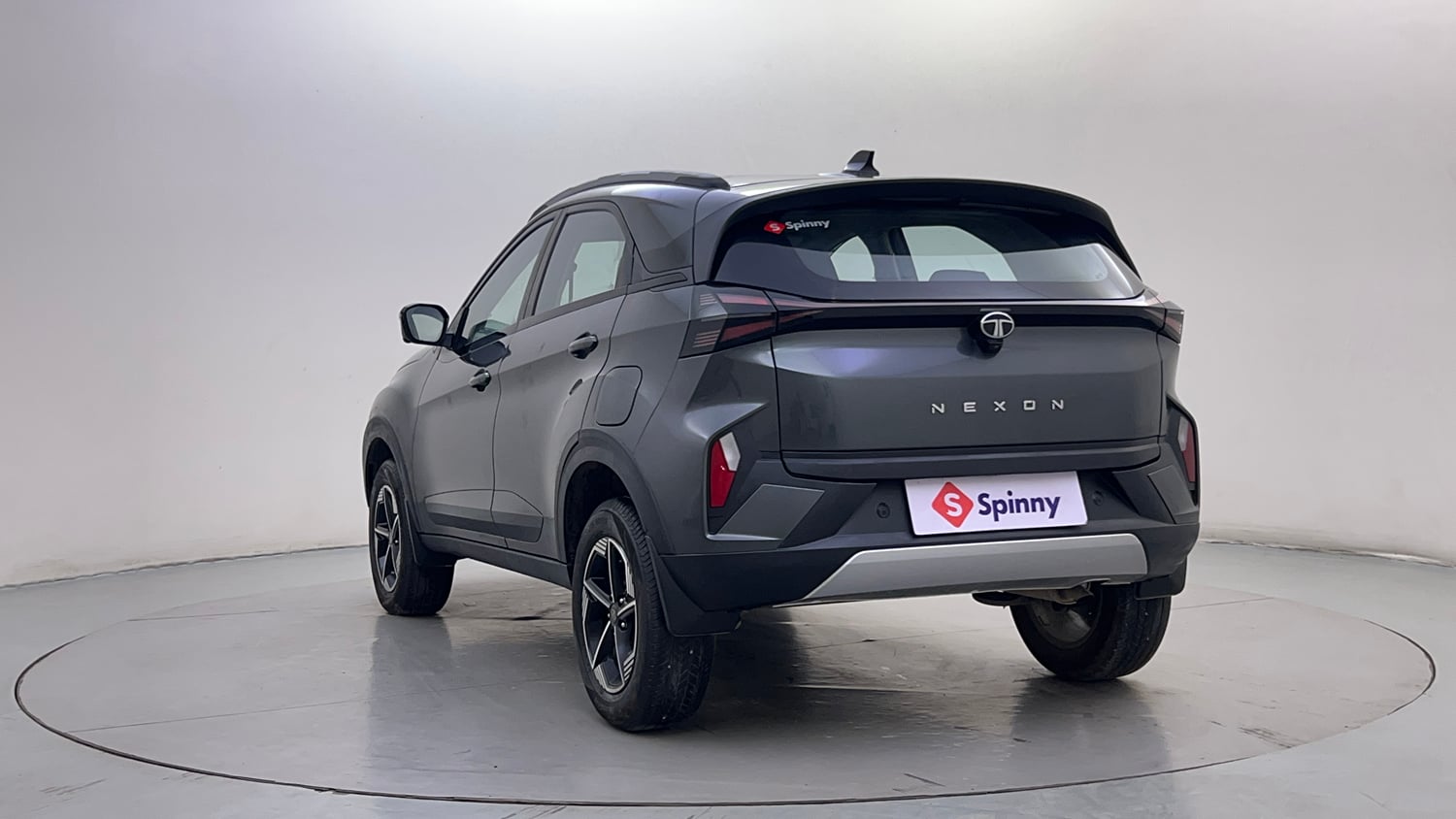 Used 2025 Tata Nexon Creative 1.2 Petrol 6AMT Petrol Automatic exterior LEFT REAR CORNER VIEW