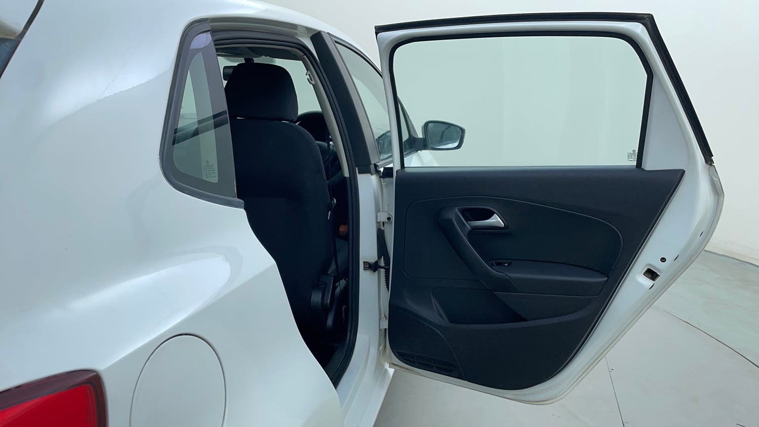 Used 2014 Volkswagen Polo Comfortline 1.2L (P) Petrol Manual interior RIGHT REAR DOOR OPEN VIEW