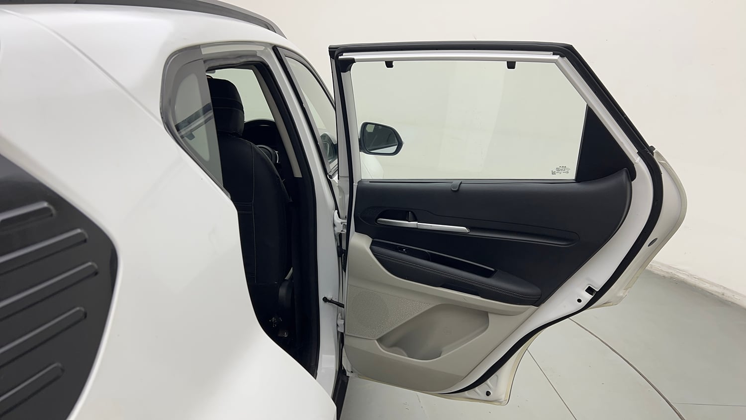 Used 2022 Kia Sonet HTX 1.5 Diesel Manual interior RIGHT REAR DOOR OPEN VIEW