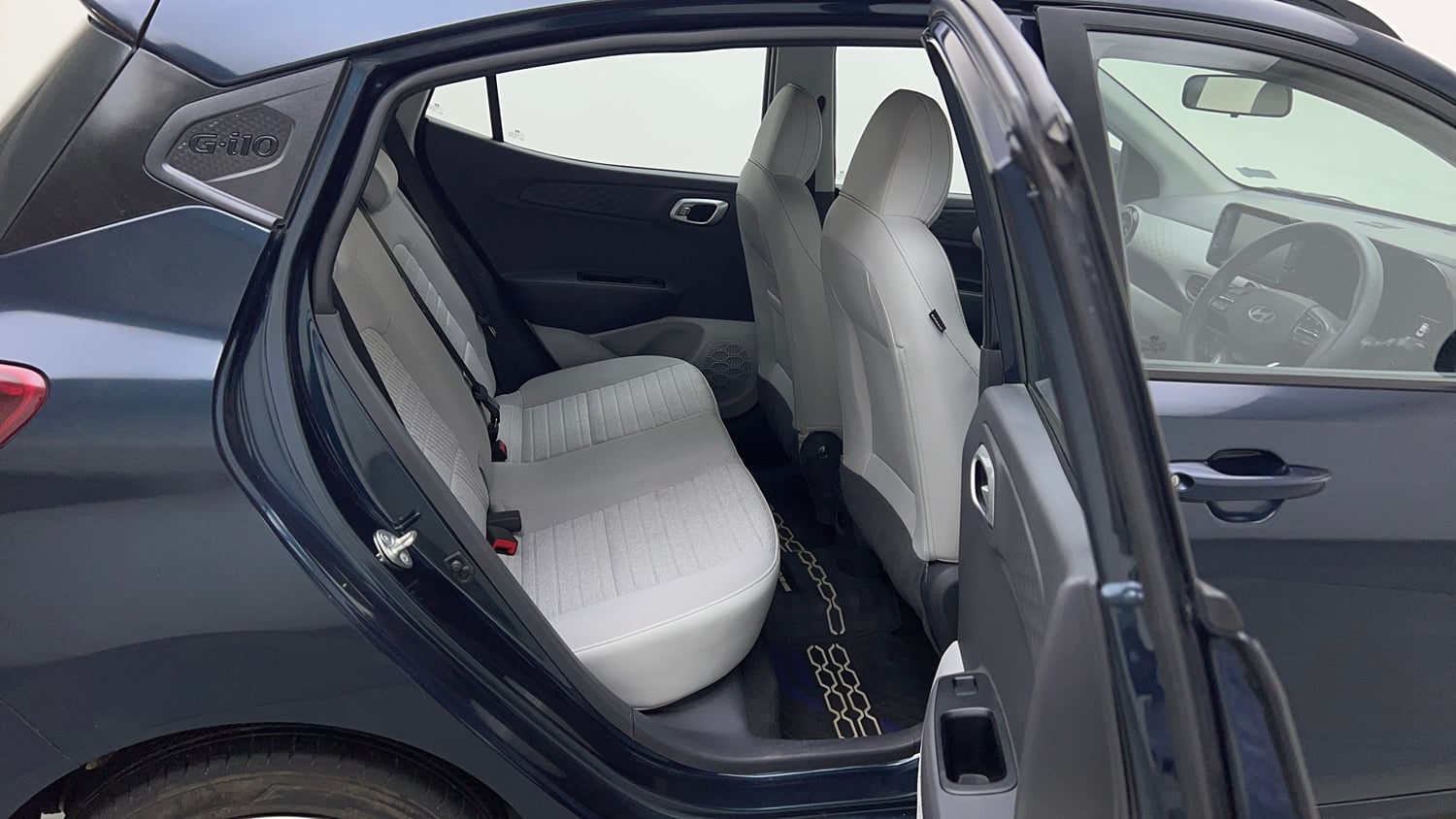 Used 2023 Hyundai Grand i10 Nios Sportz AMT 1.2 Kappa VTVT Petrol Automatic interior RIGHT SIDE REAR DOOR CABIN VIEW