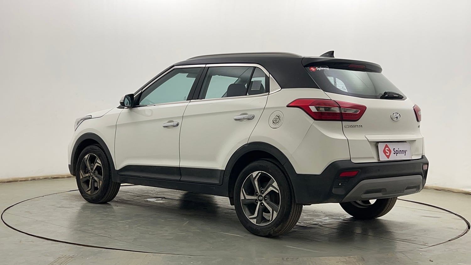 Used 2019 Hyundai Creta SX 1.6 Dual Tone Petrol Petrol Manual exterior LEFT REAR CORNER VIEW