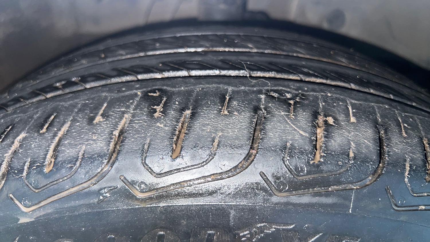 Used 2017 Honda City ZX CVT Petrol Petrol Automatic tyres RIGHT FRONT TYRE TREAD VIEW