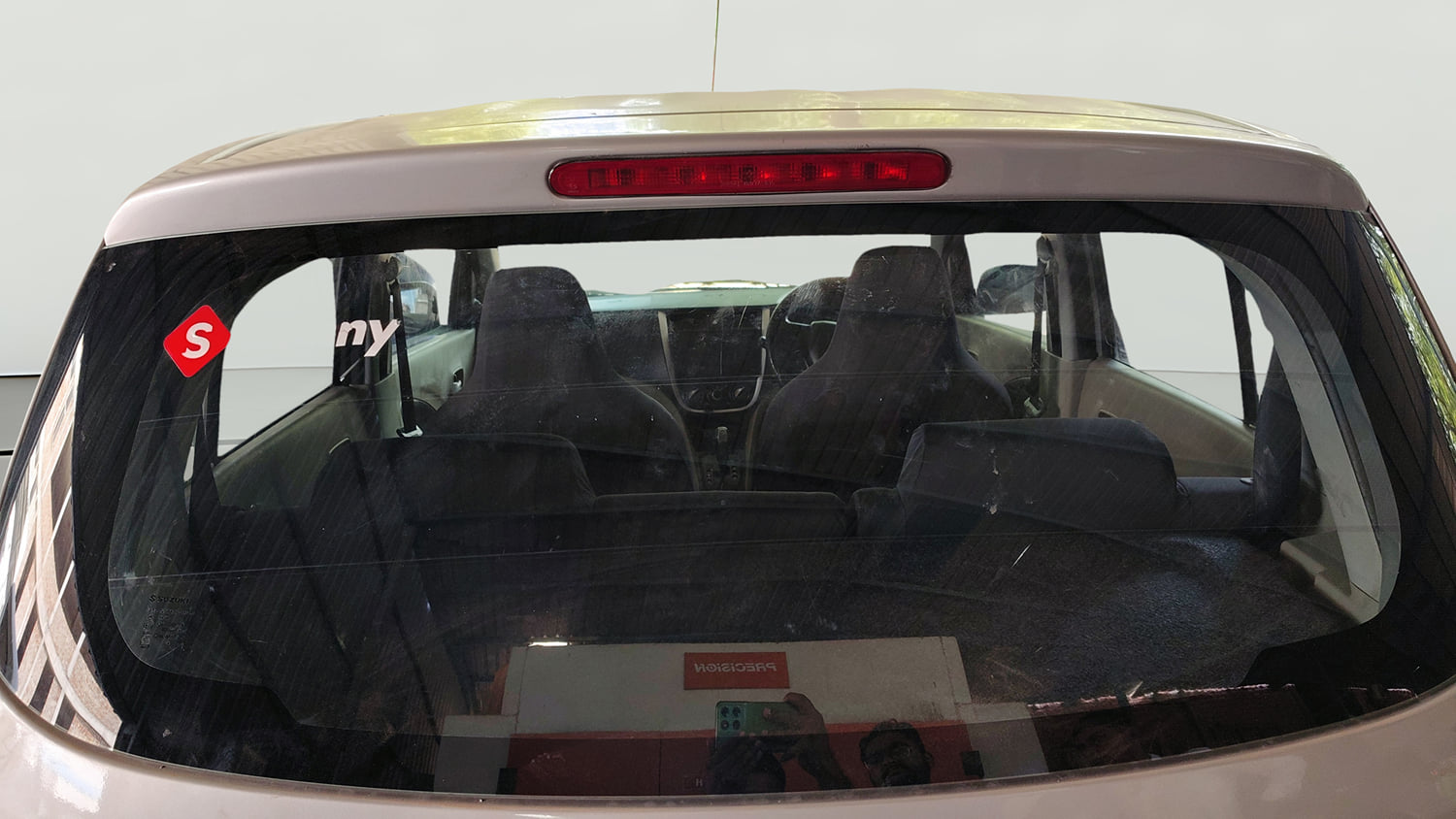 Used 2017 Maruti Suzuki Celerio VXi AMT Petrol Automatic exterior BACK WINDSHIELD VIEW