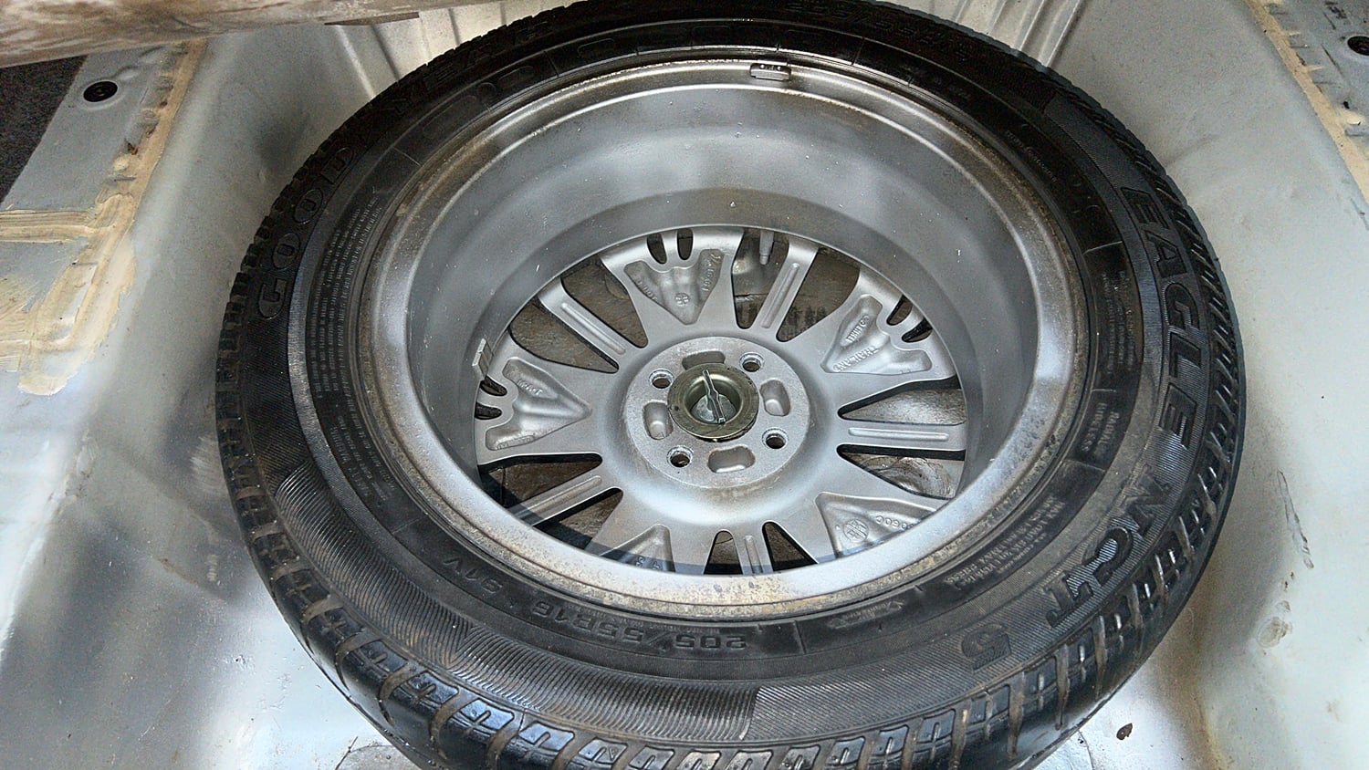 Used 2017 Honda City ZX CVT Petrol Petrol Automatic tyres SPARE TYRE VIEW