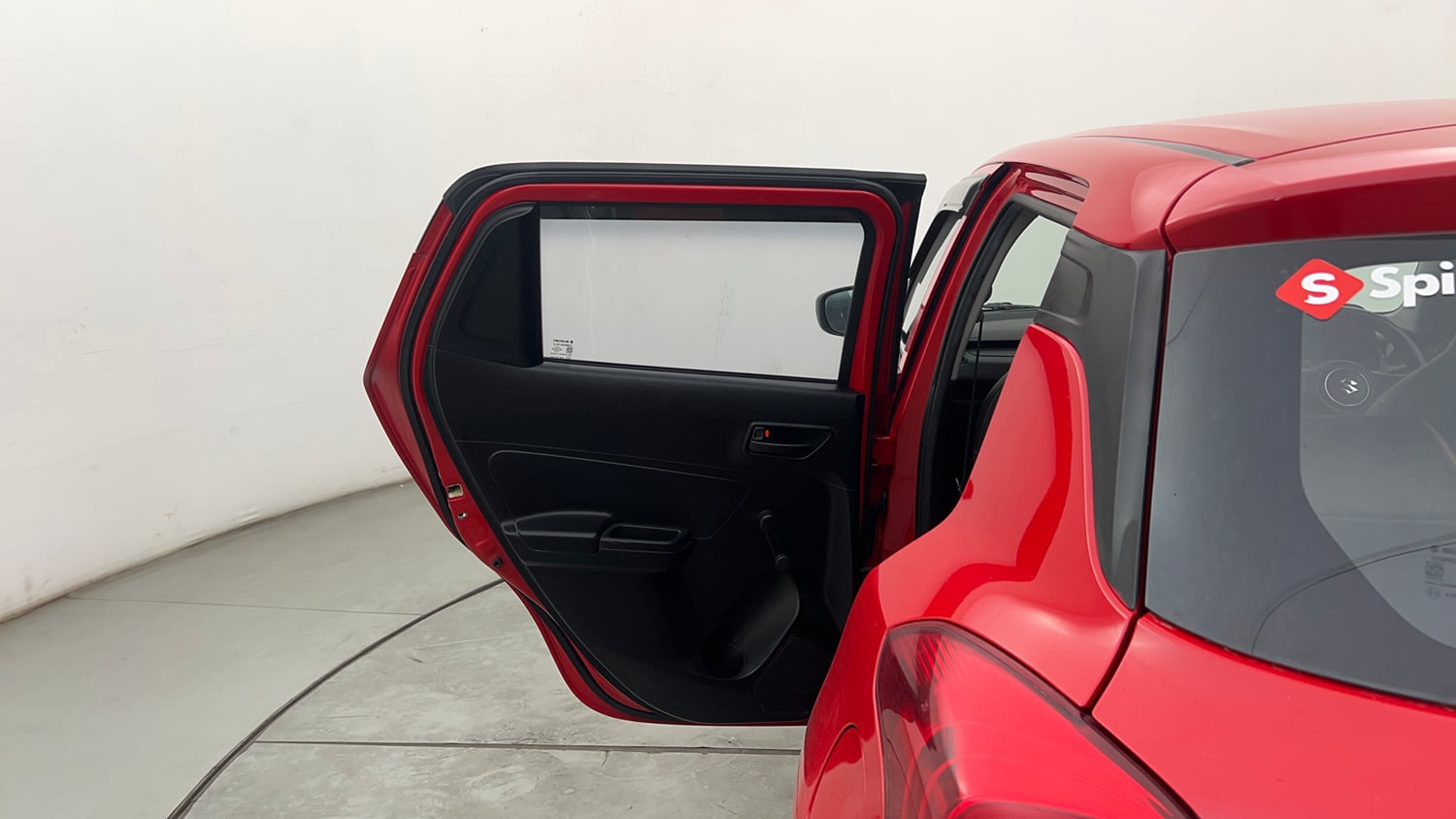 Used 2020 Maruti Suzuki Swift LXi Petrol Manual interior LEFT REAR DOOR OPEN VIEW
