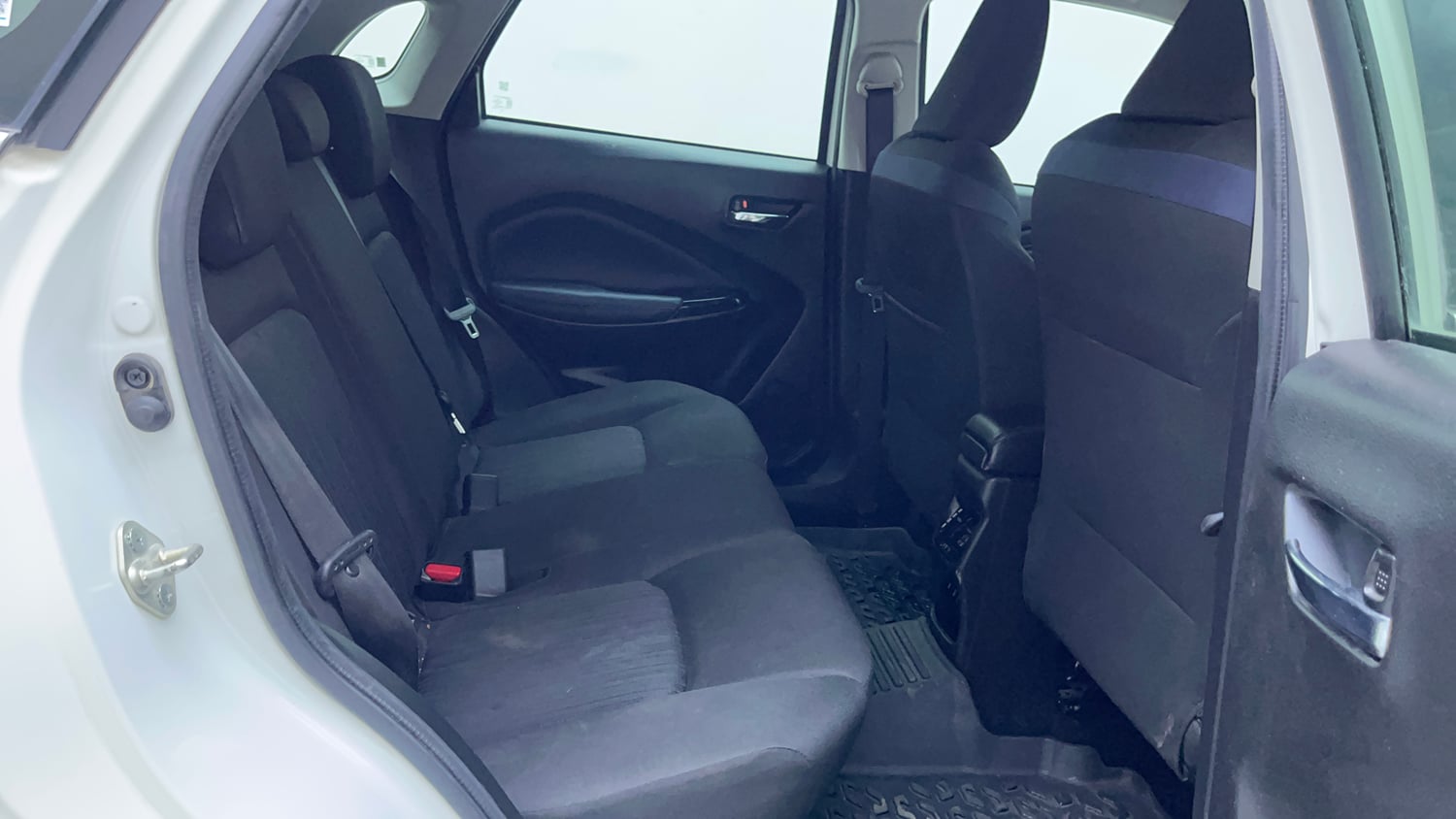 Used 2023 Maruti Suzuki Baleno Alpha AGS Petrol Automatic interior RIGHT SIDE REAR DOOR CABIN VIEW