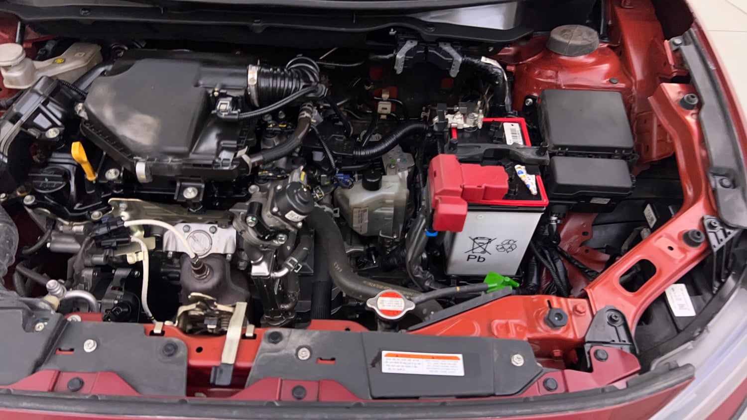 Used 2024 Maruti Suzuki Dzire ZXi Plus AMT Petrol Automatic engine ENGINE LEFT SIDE VIEW