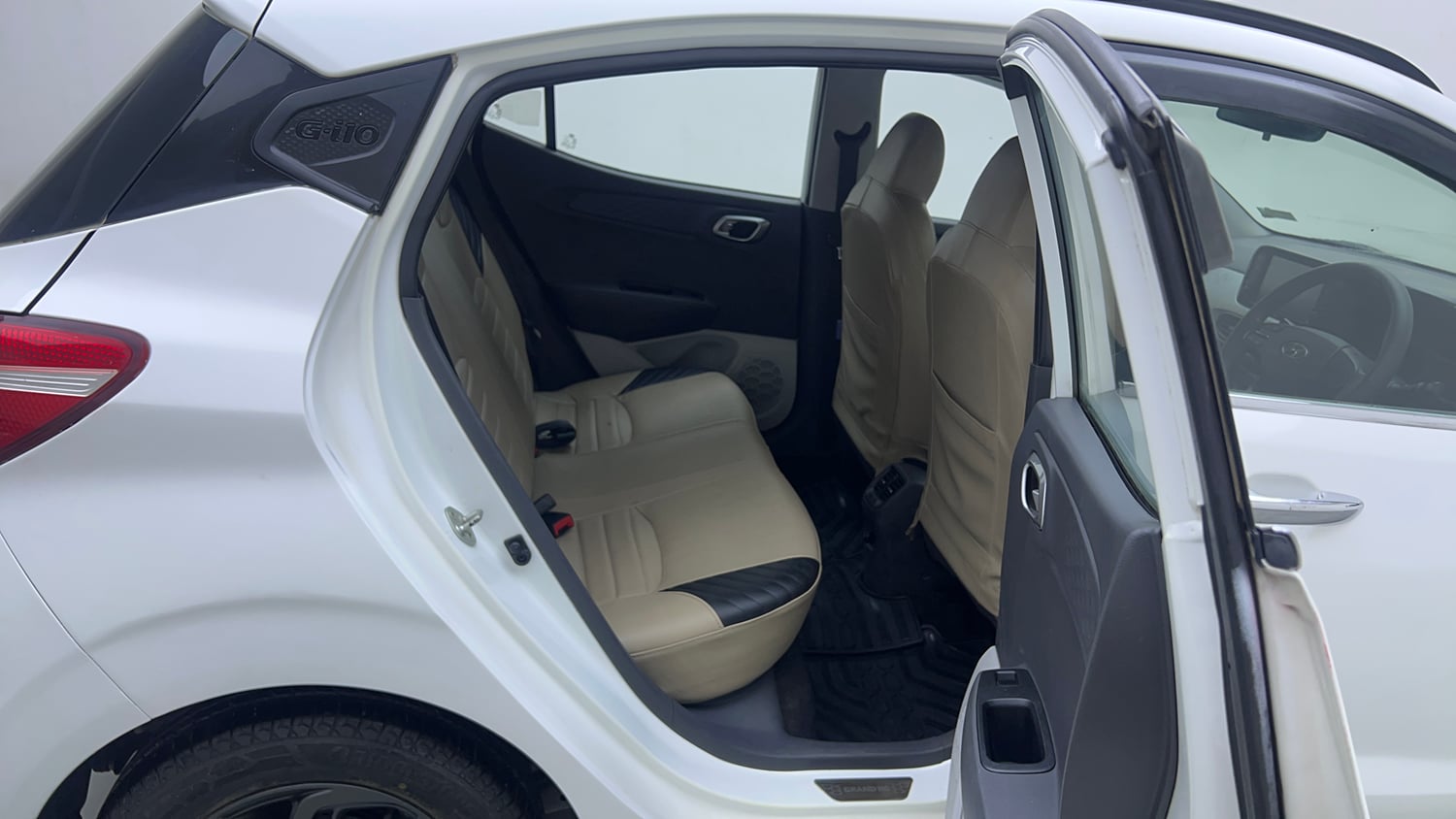 Used 2020 Hyundai Grand i10 Nios Sportz AMT 1.2 Kappa VTVT Petrol Automatic interior RIGHT SIDE REAR DOOR CABIN VIEW