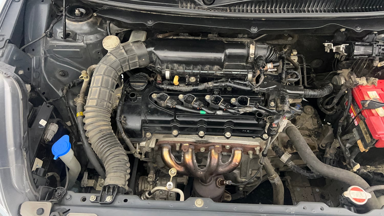 Used 2019 Maruti Suzuki Baleno Delta Petrol Manual engine ENGINE RIGHT SIDE VIEW
