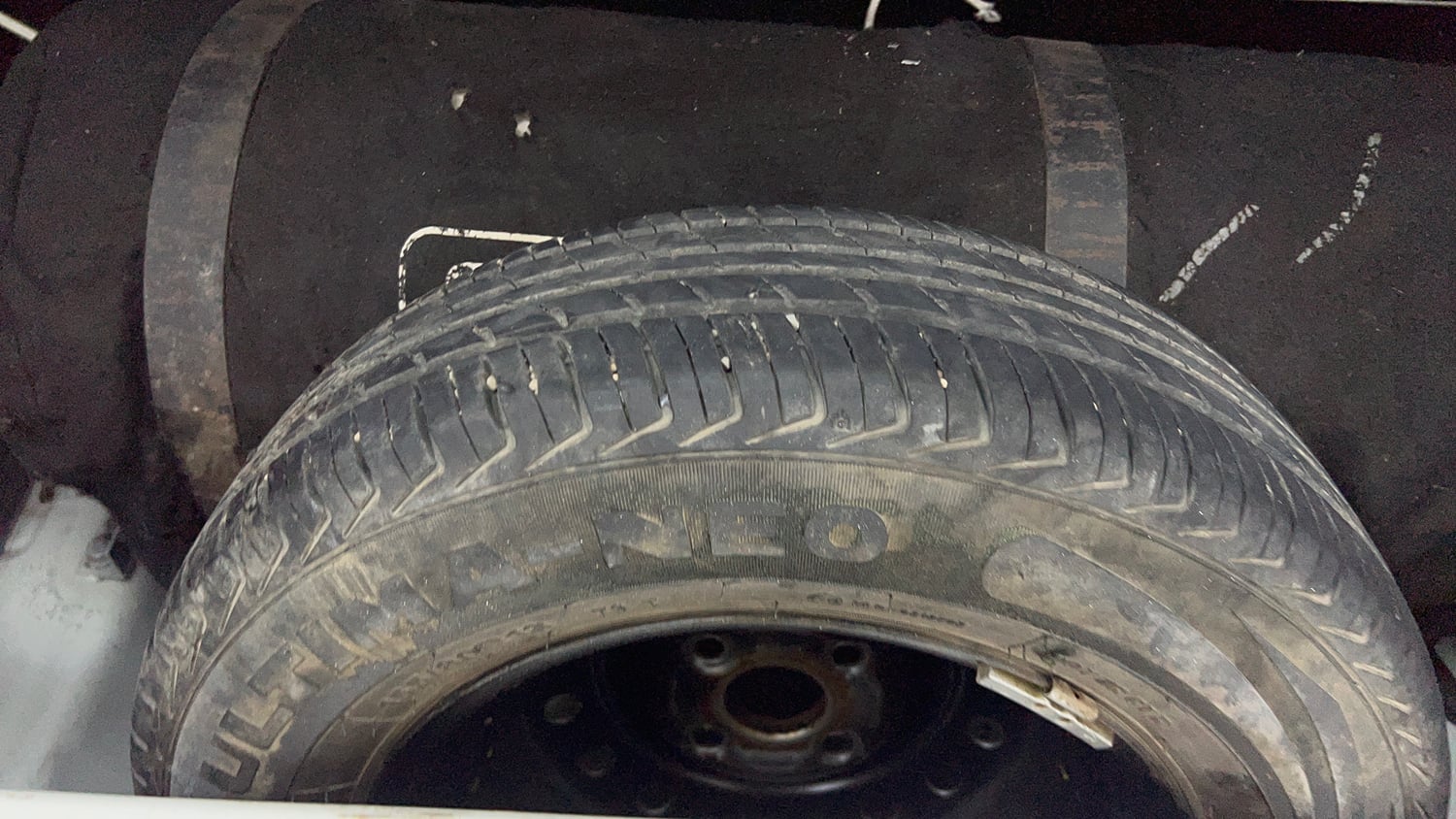 Used 2021 Maruti Suzuki Wagon R 1.0 LXI CNG (Outside Fitted) Cng Manual tyres SPARE TYRE VIEW