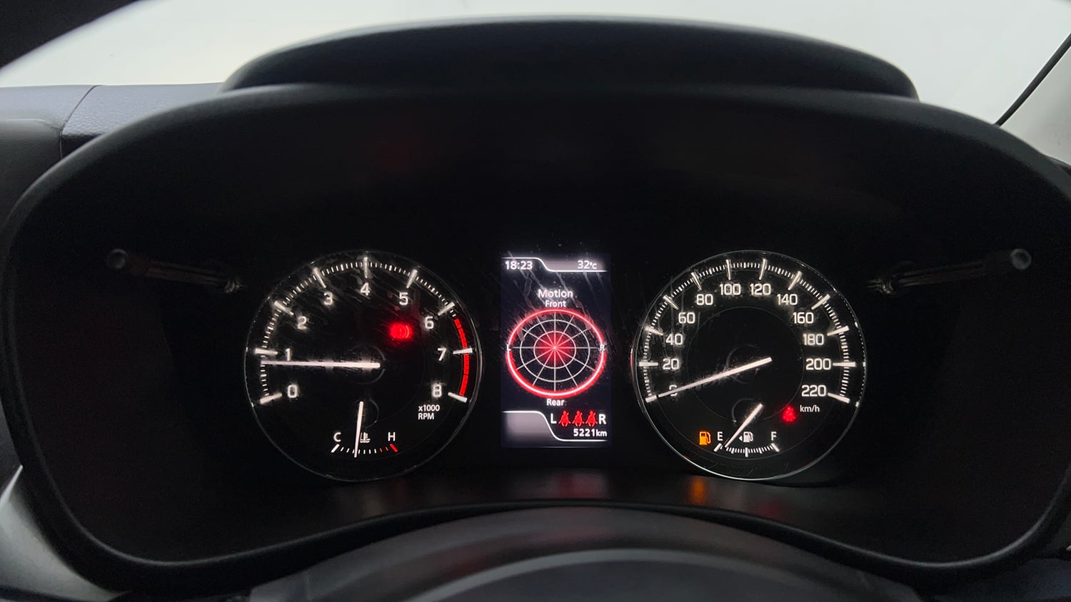 Used 2025 Maruti Suzuki Baleno Alpha MT Petrol Manual interior CLUSTERMETER VIEW