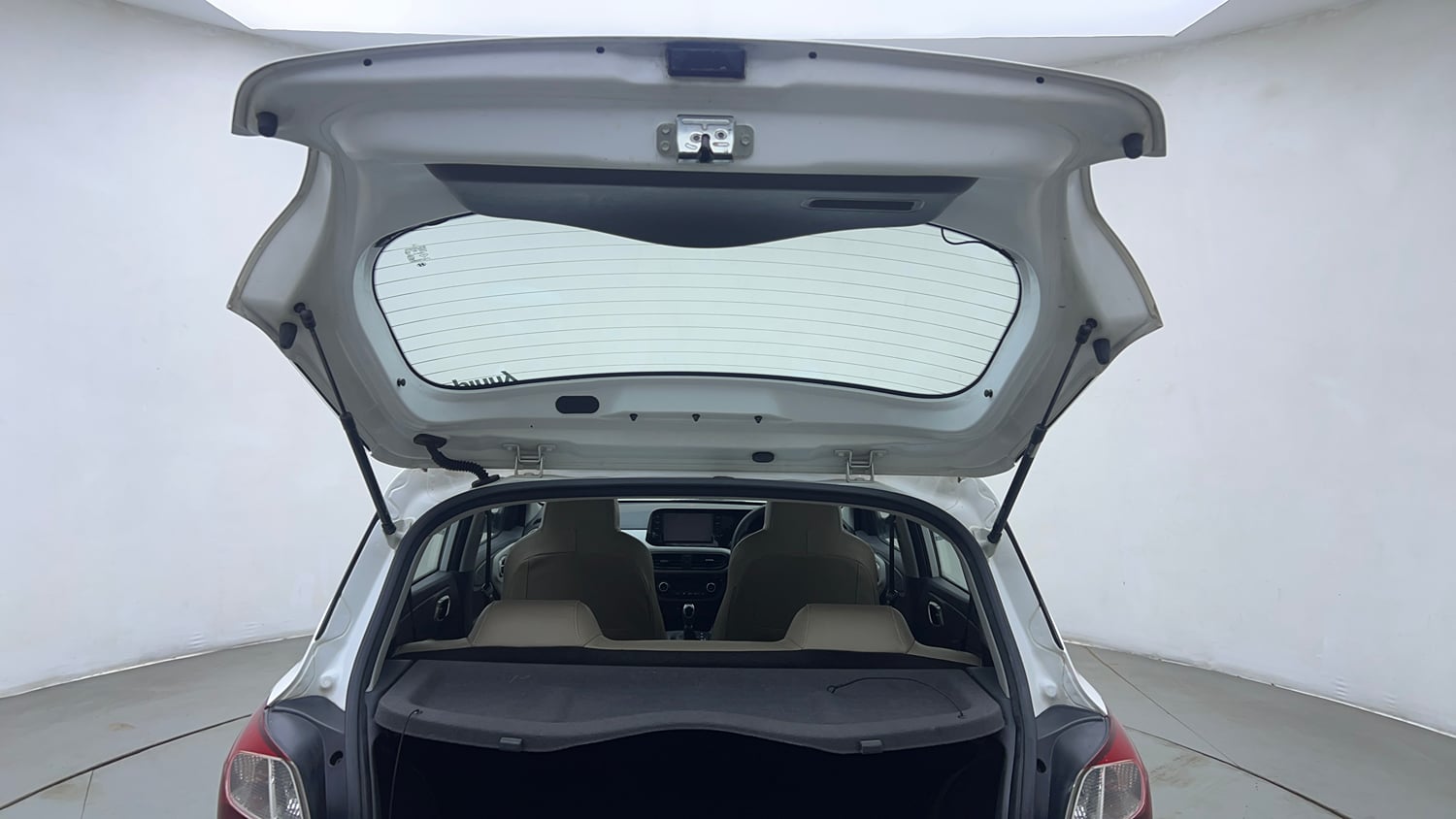 Used 2020 Hyundai Grand i10 Nios Sportz AMT 1.2 Kappa VTVT Petrol Automatic interior DICKY DOOR OPEN VIEW