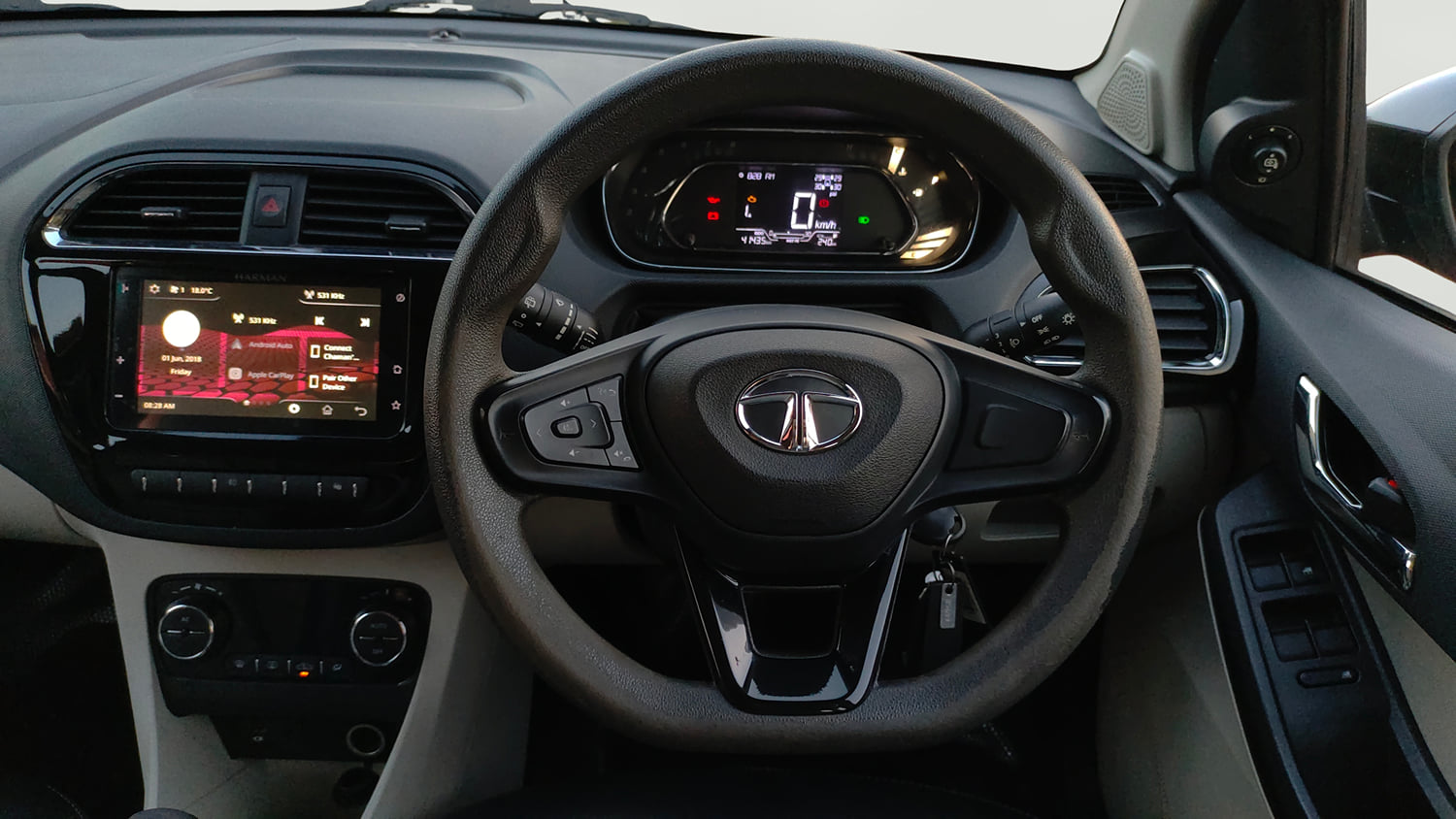 Used 2023 Tata Tiago XZA Plus Petrol Automatic interior STEERING VIEW
