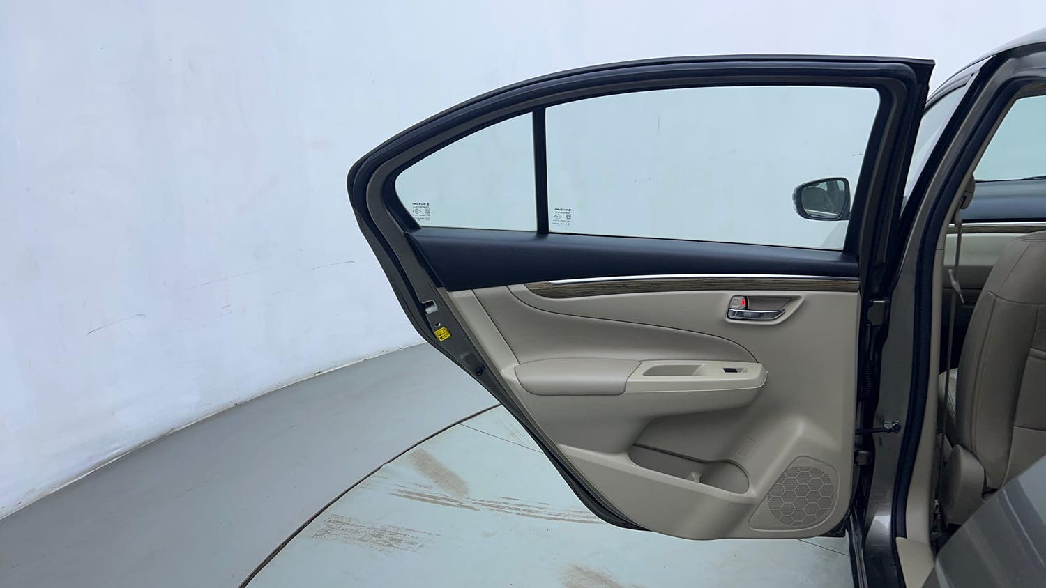 Used 2019 Maruti Suzuki Ciaz Alpha Hybrid 1.5 AT Petrol Automatic interior LEFT REAR DOOR OPEN VIEW