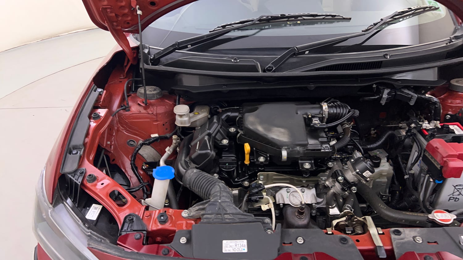 Used 2024 Maruti Suzuki Dzire ZXi Plus AMT Petrol Automatic engine ENGINE RIGHT SIDE HINGE & APRON VIEW