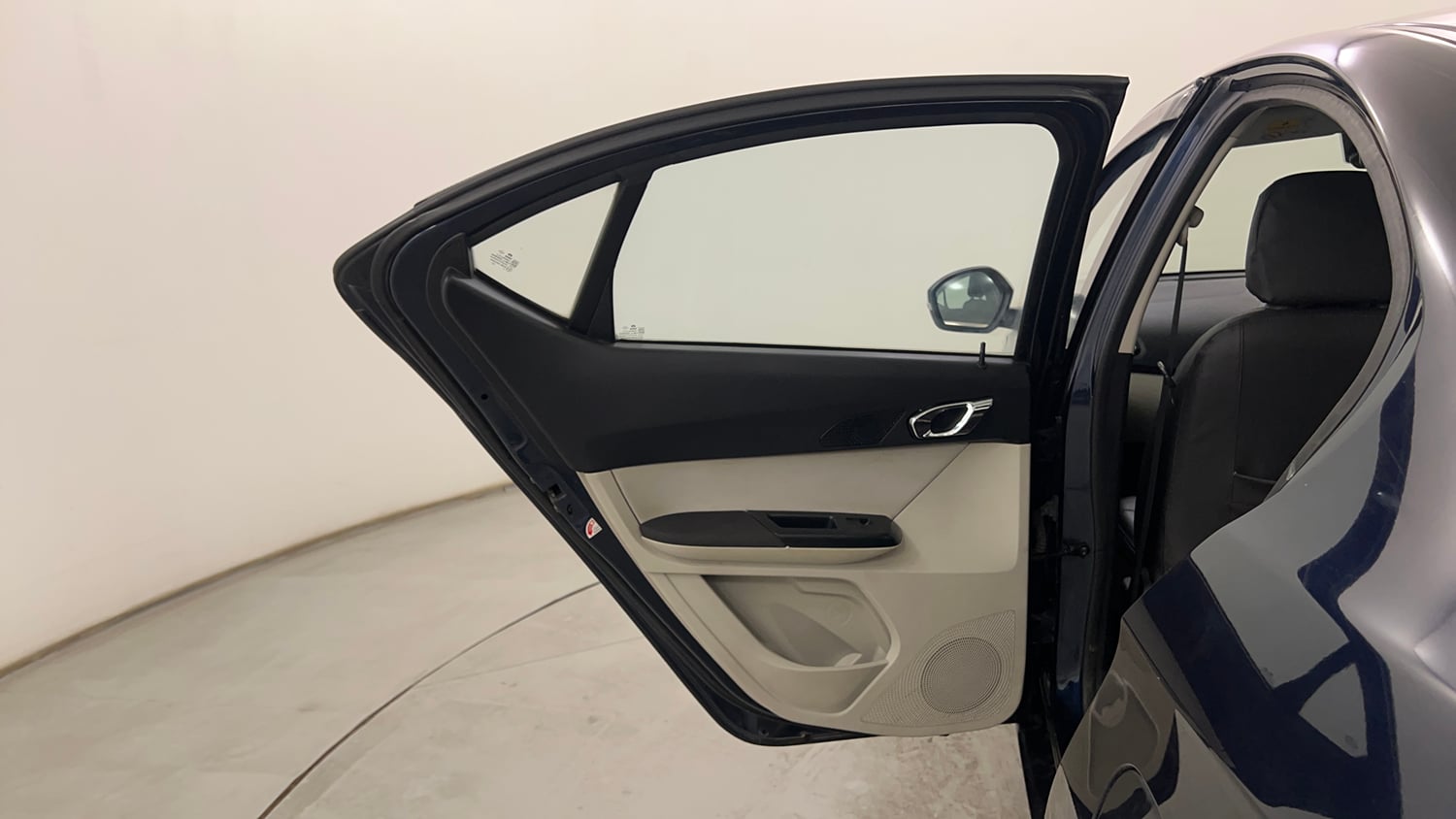 Used 2022 Tata Tigor XZ Plus Petrol Manual interior LEFT REAR DOOR OPEN VIEW